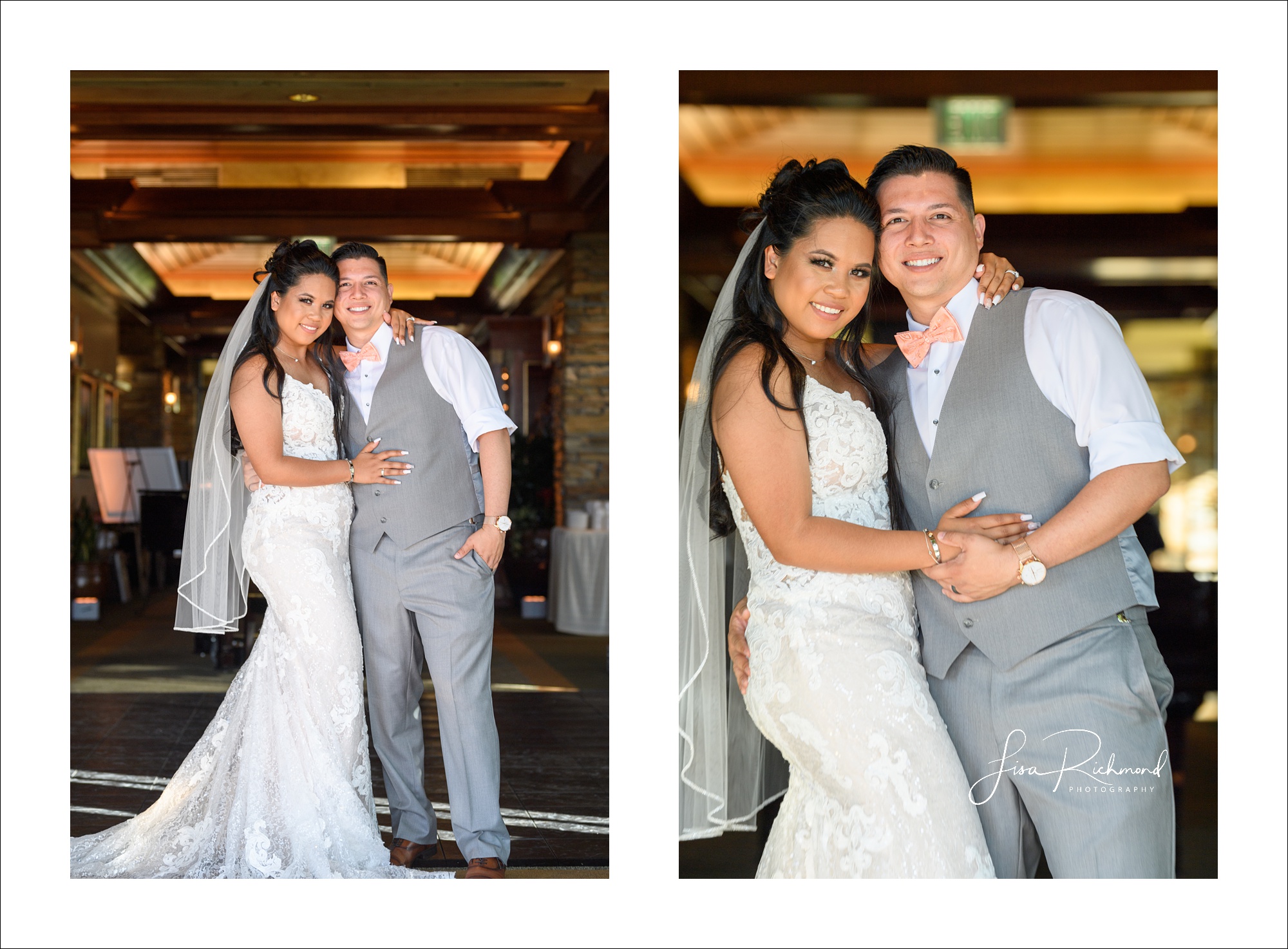 Anja and Nick celebrate their wedding day at Serrano Country Club