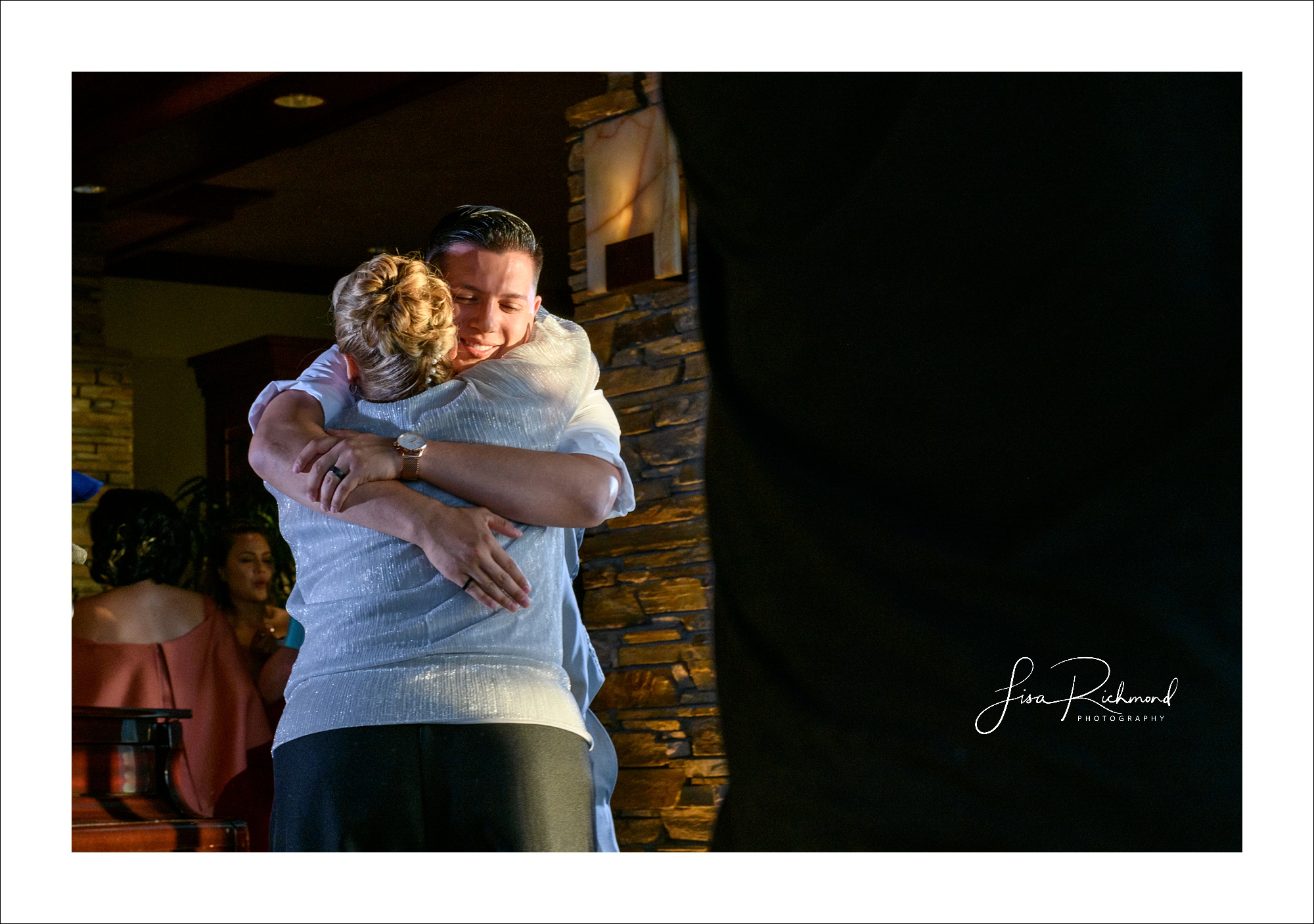 Anja and Nick celebrate their wedding day at Serrano Country Club