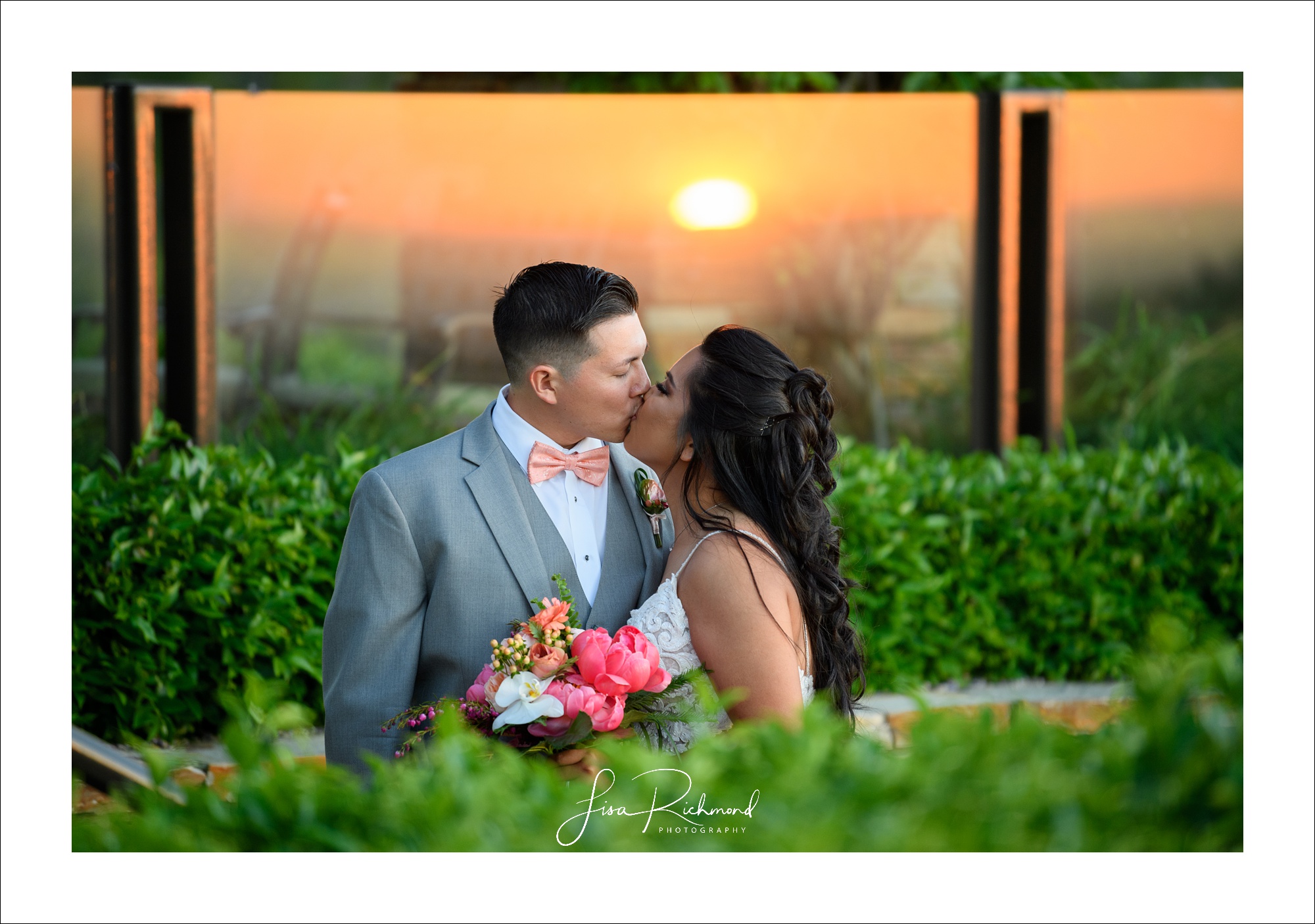 Anja and Nick celebrate their wedding day at Serrano Country Club