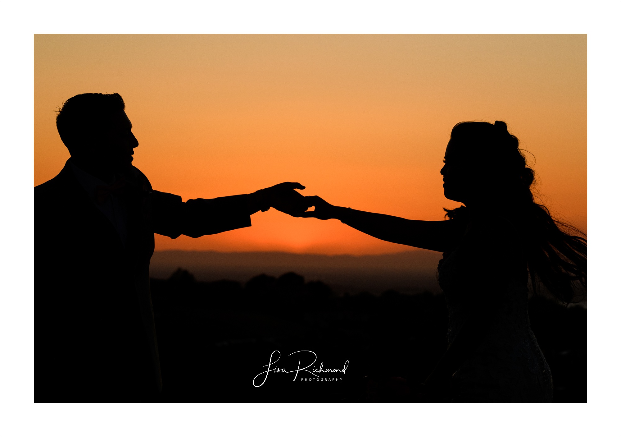 Anja and Nick celebrate their wedding day at Serrano Country Club