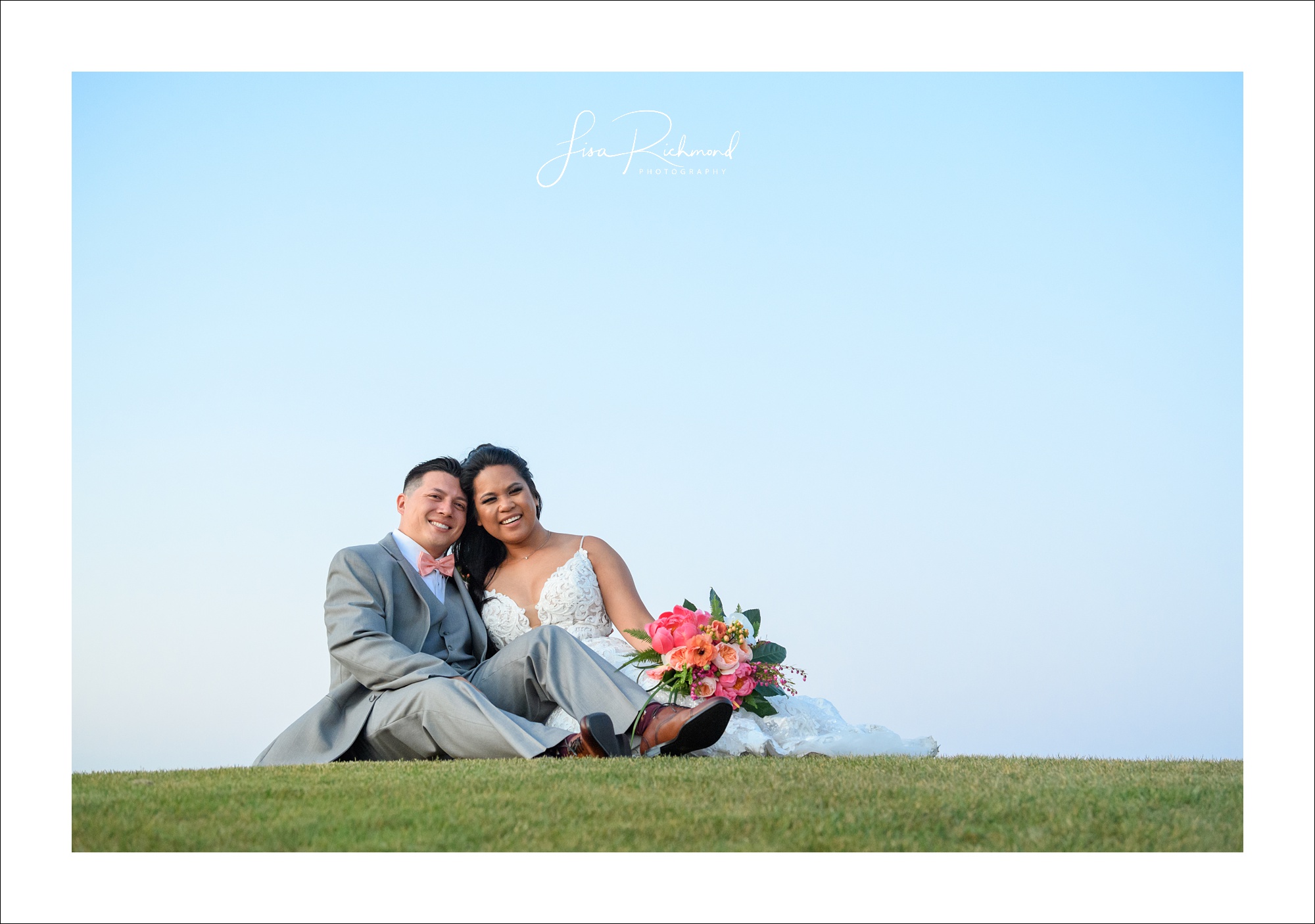 Anja and Nick celebrate their wedding day at Serrano Country Club