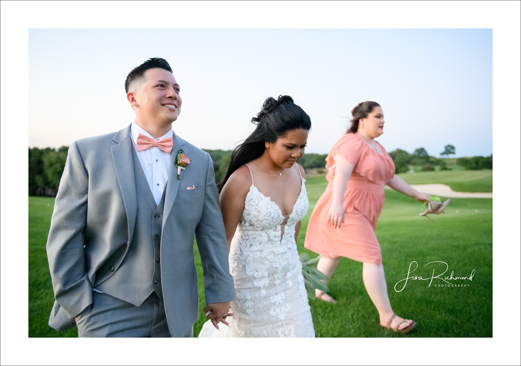 Anja and Nick celebrate their wedding day at Serrano Country Club