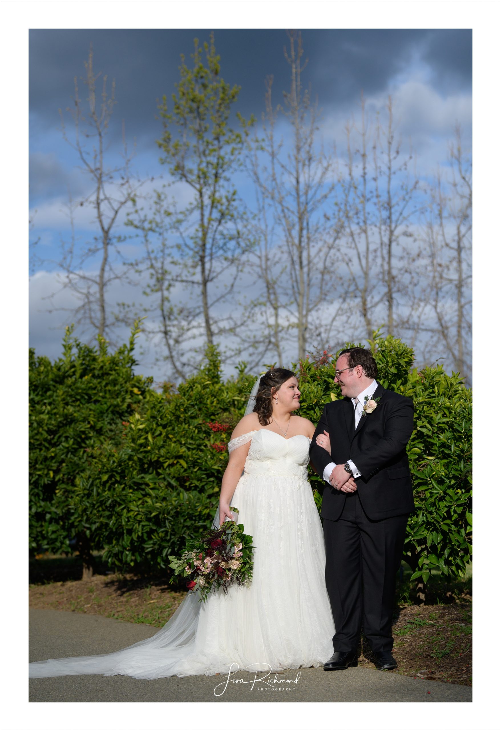 Come rain and come shine&#8230;.Congratulations Harrison and Sarah!