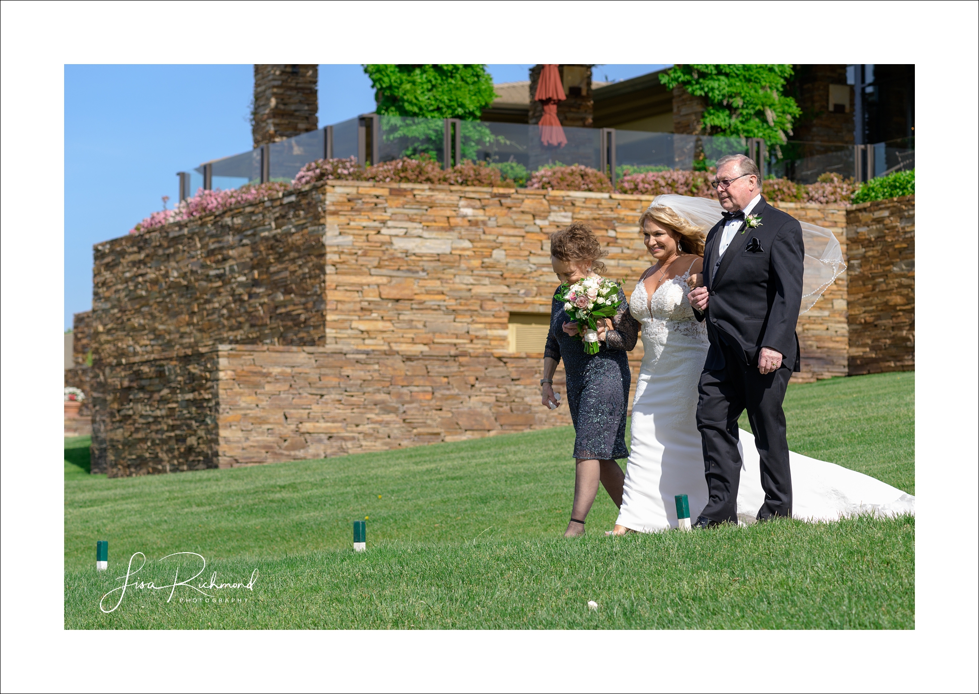 Christina and Scott at Serrano Country Club