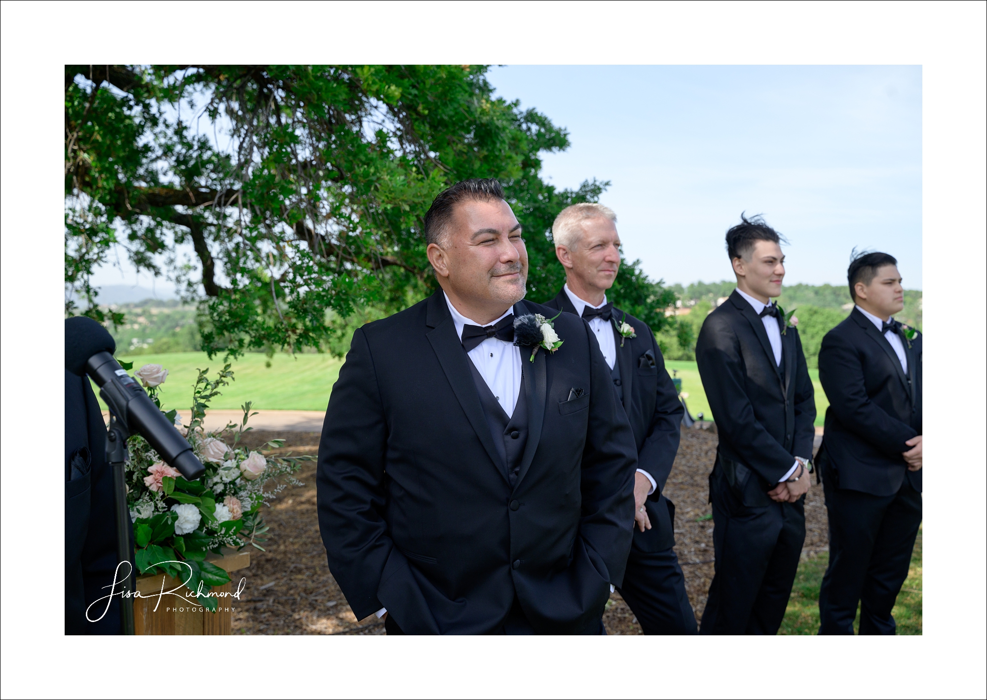 Christina and Scott at Serrano Country Club