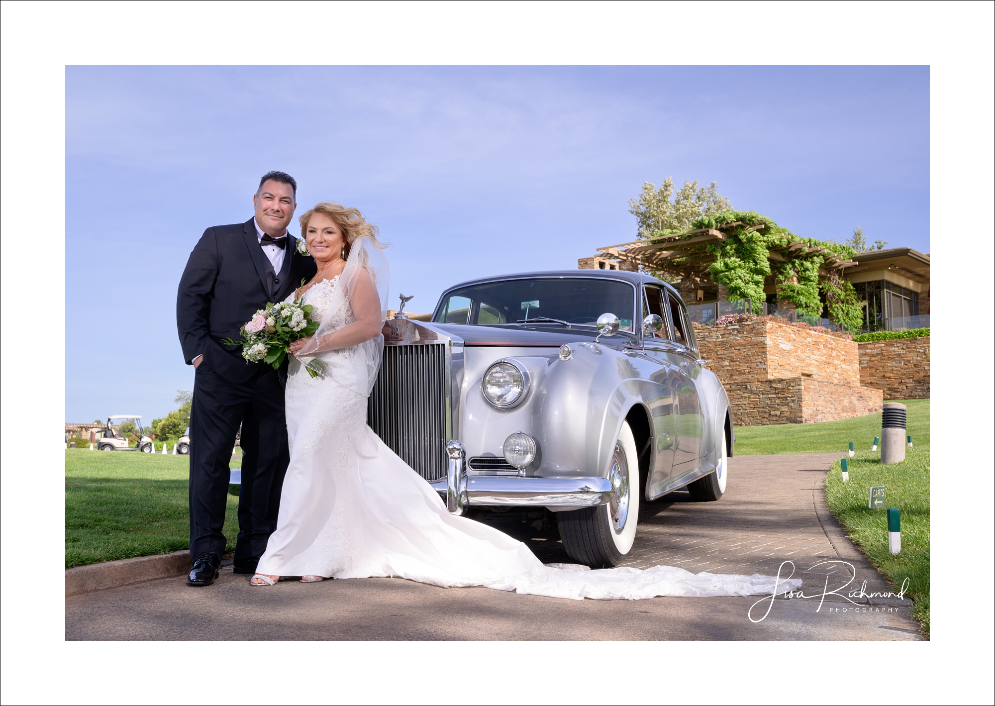 Christina and Scott at Serrano Country Club