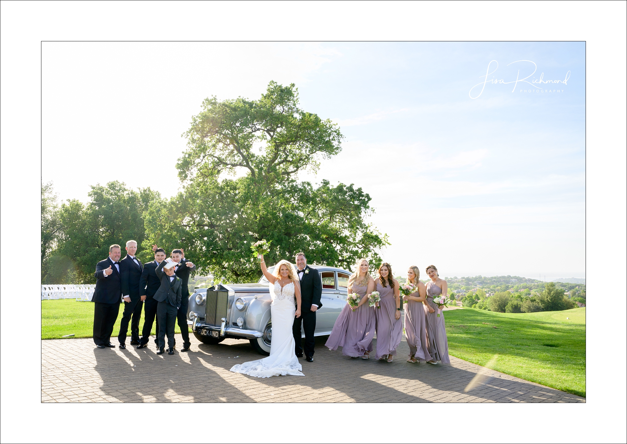 Christina and Scott at Serrano Country Club