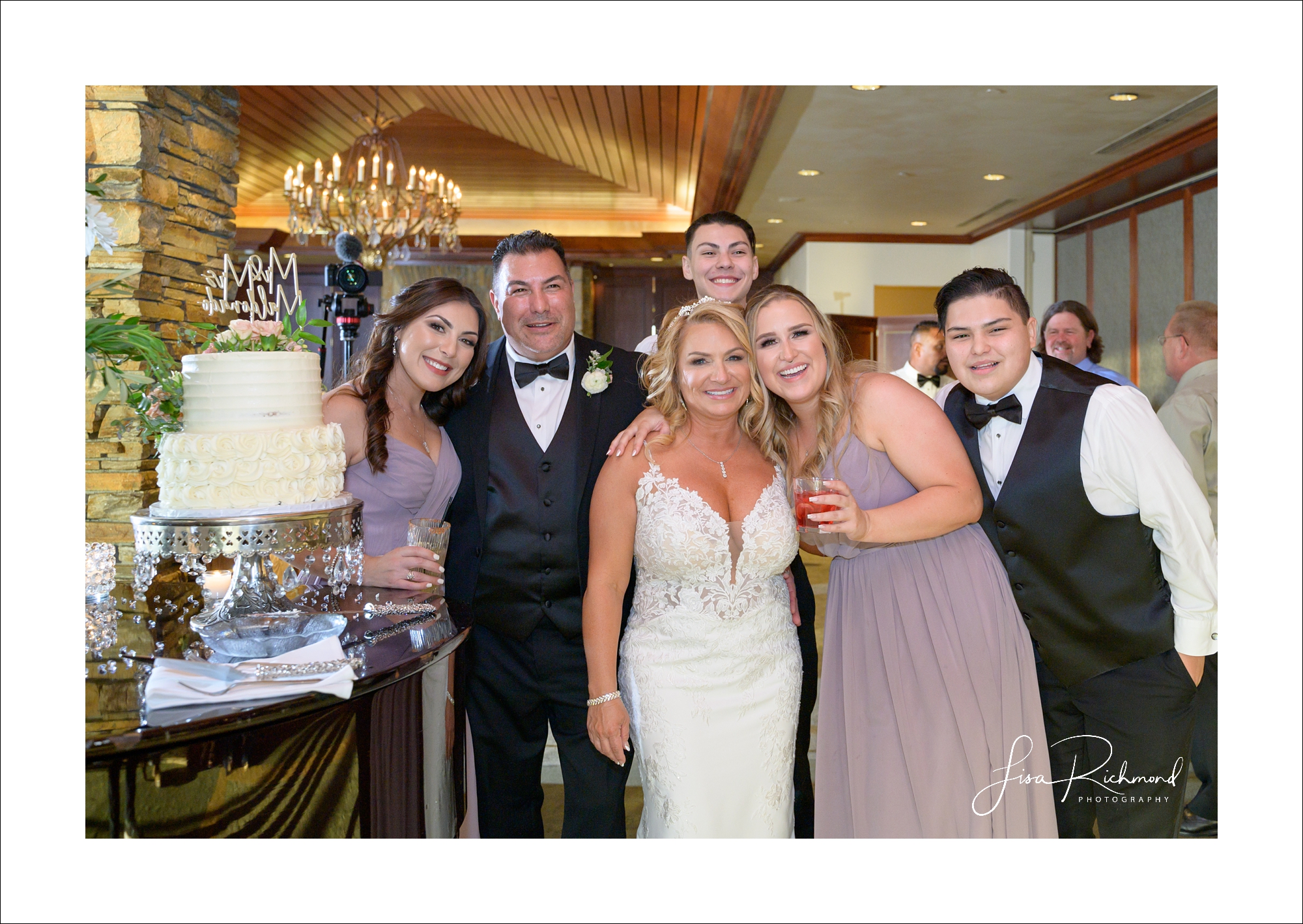 Christina and Scott at Serrano Country Club