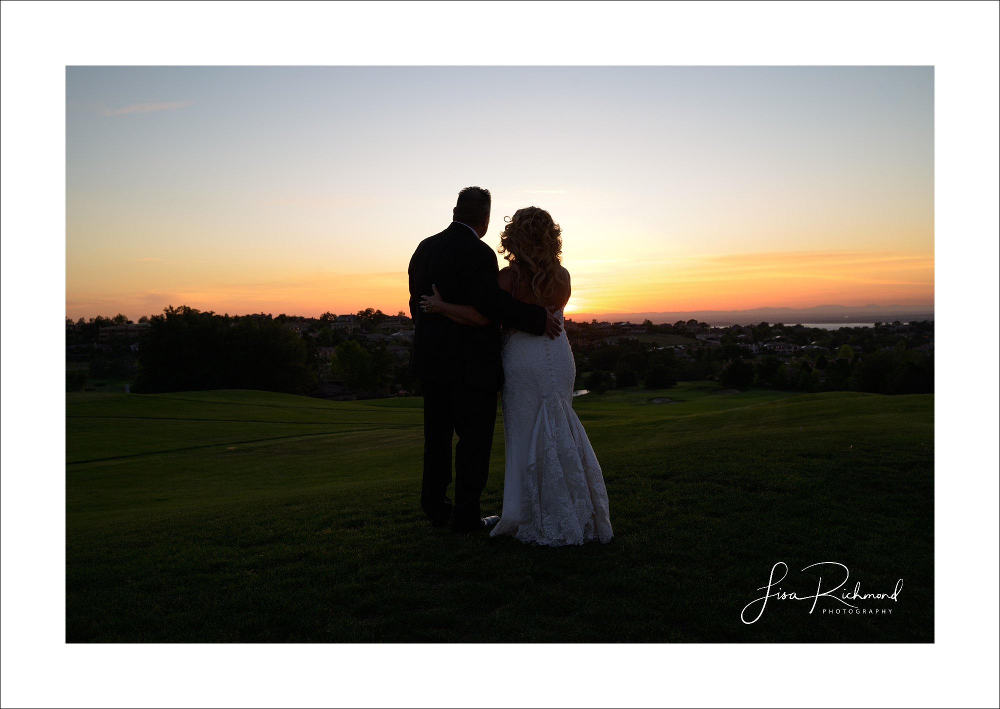 Christina and Scott at Serrano Country Club