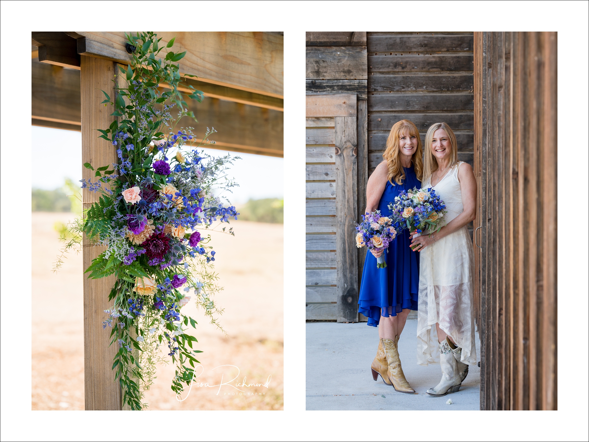 Pam and Dave- Married at the Bayley Barn