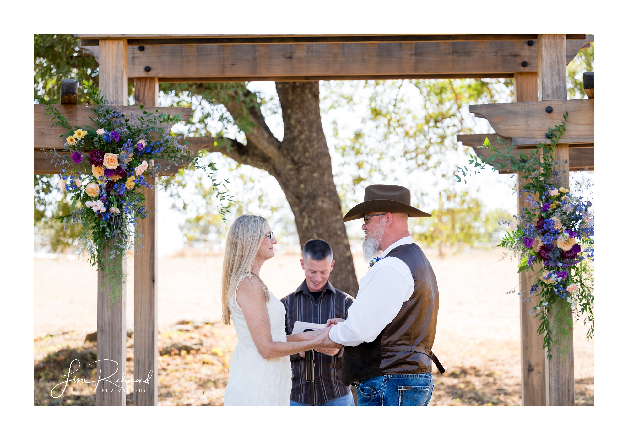 Pam and Dave- Married at the Bayley Barn