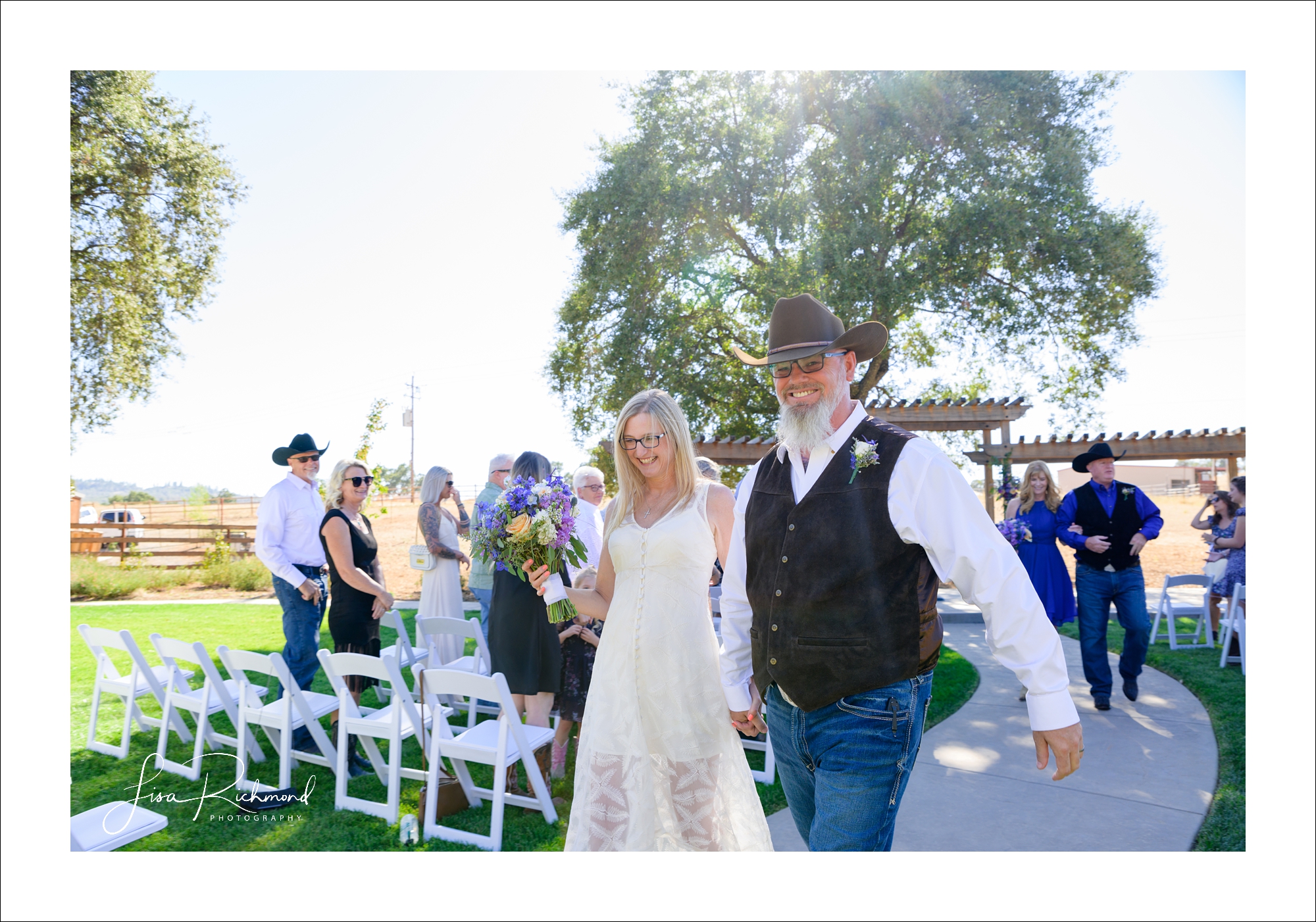Pam and Dave- Married at the Bayley Barn