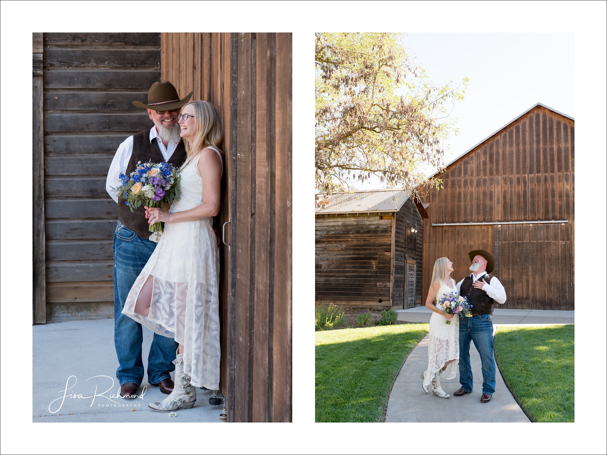 Pam and Dave- Married at the Bayley Barn