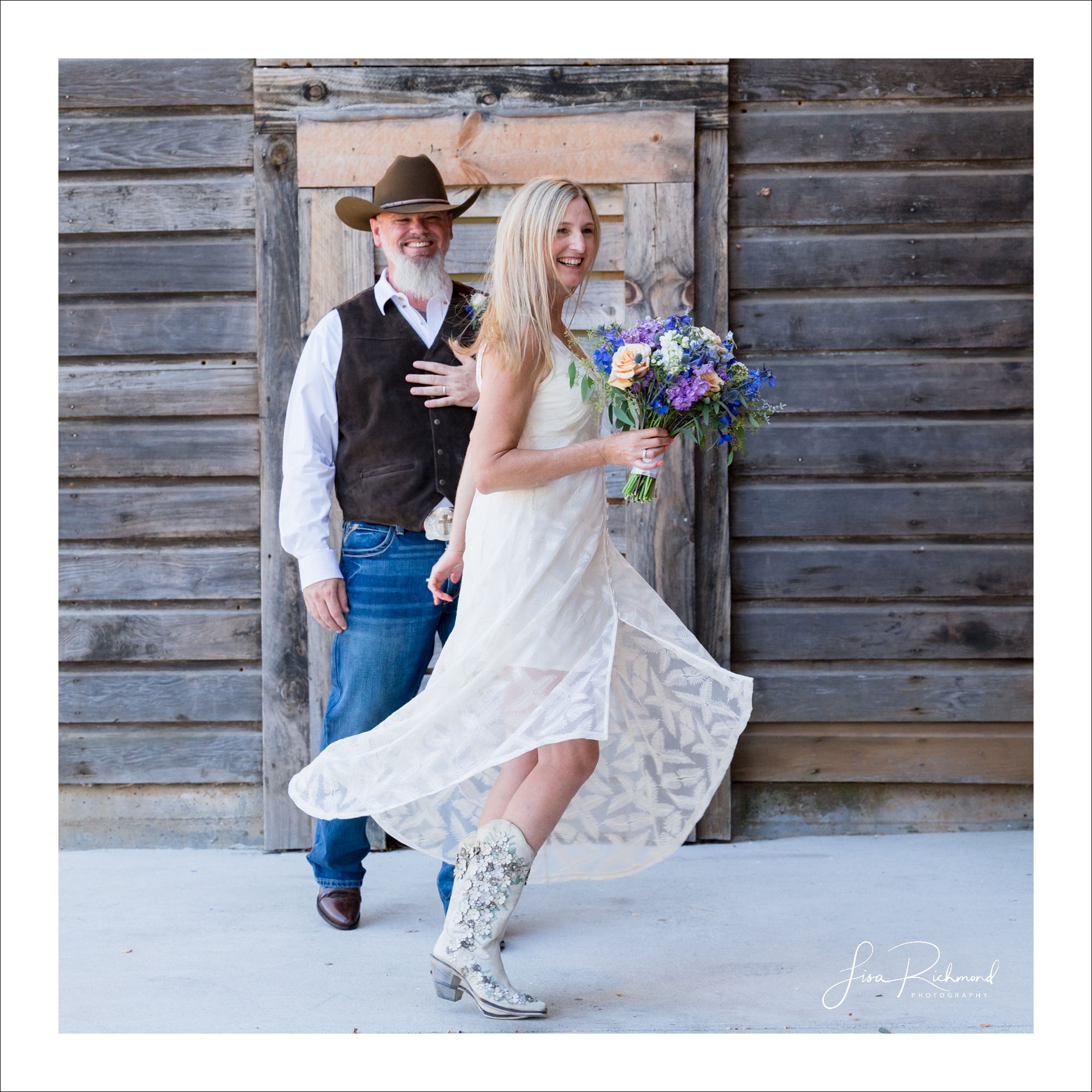 Pam and Dave- Married at the Bayley Barn