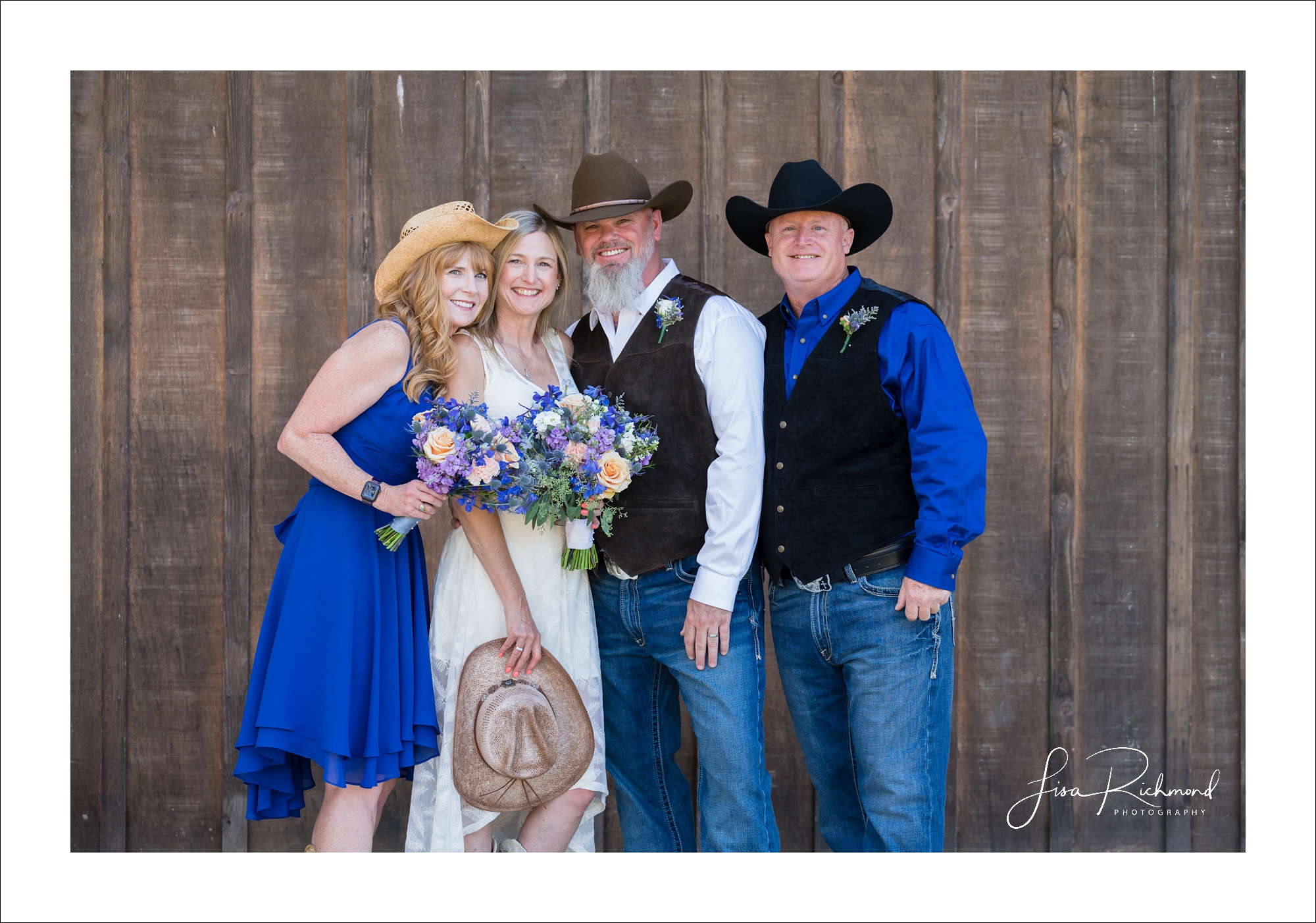 Pam and Dave- Married at the Bayley Barn