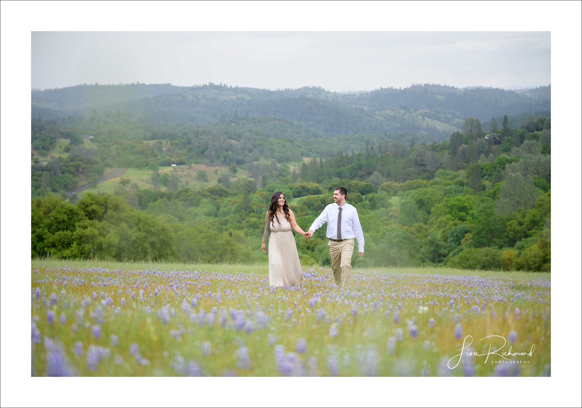 Jessica and Cory- Engagement Session at Black Oak Mountain Vineyards