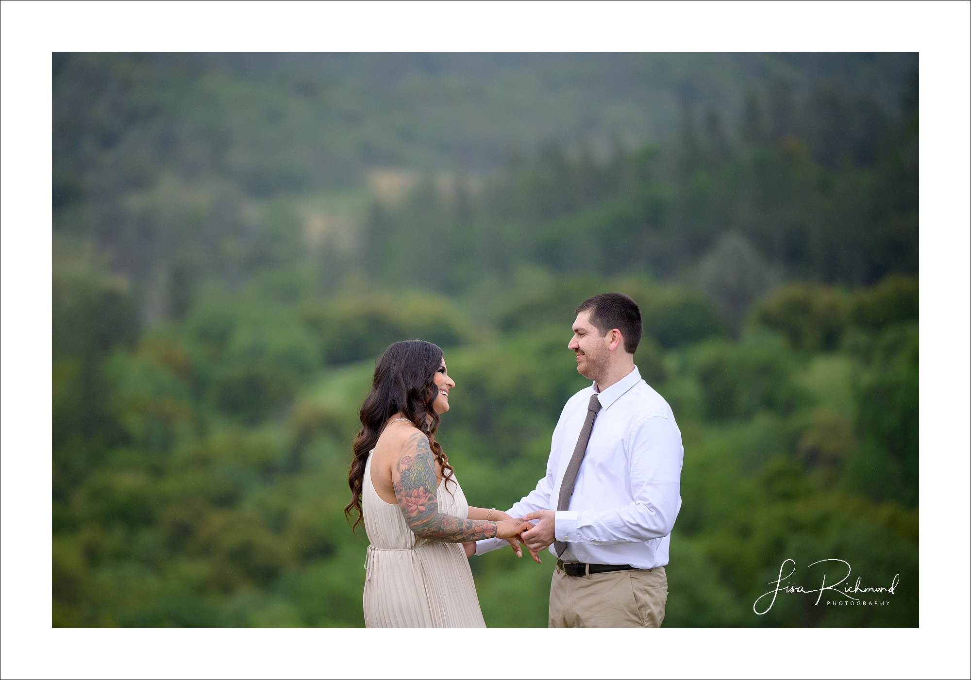 Jessica and Cory- Engagement Session at Black Oak Mountain Vineyards