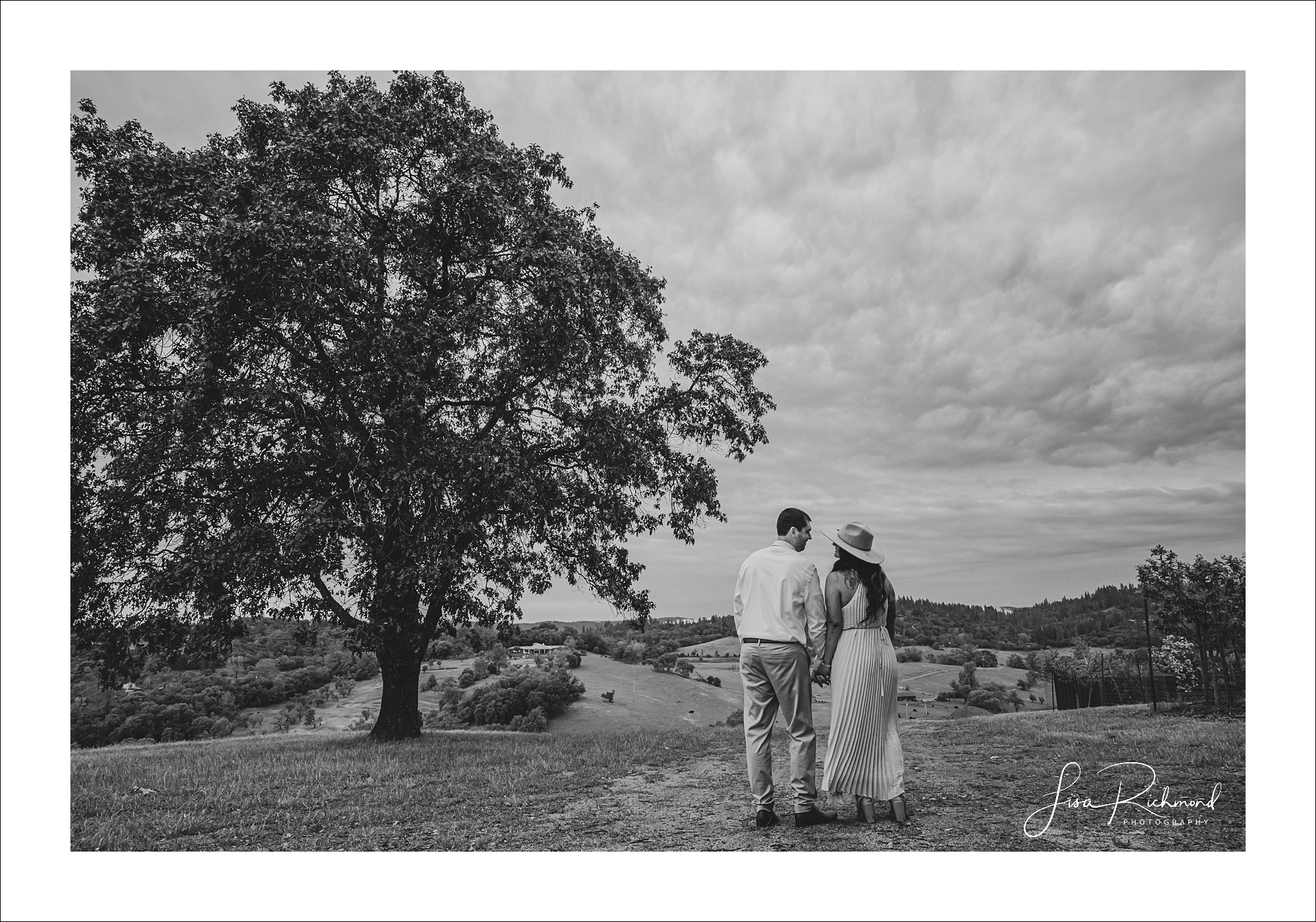 Jessica and Cory- Engagement Session at Black Oak Mountain Vineyards