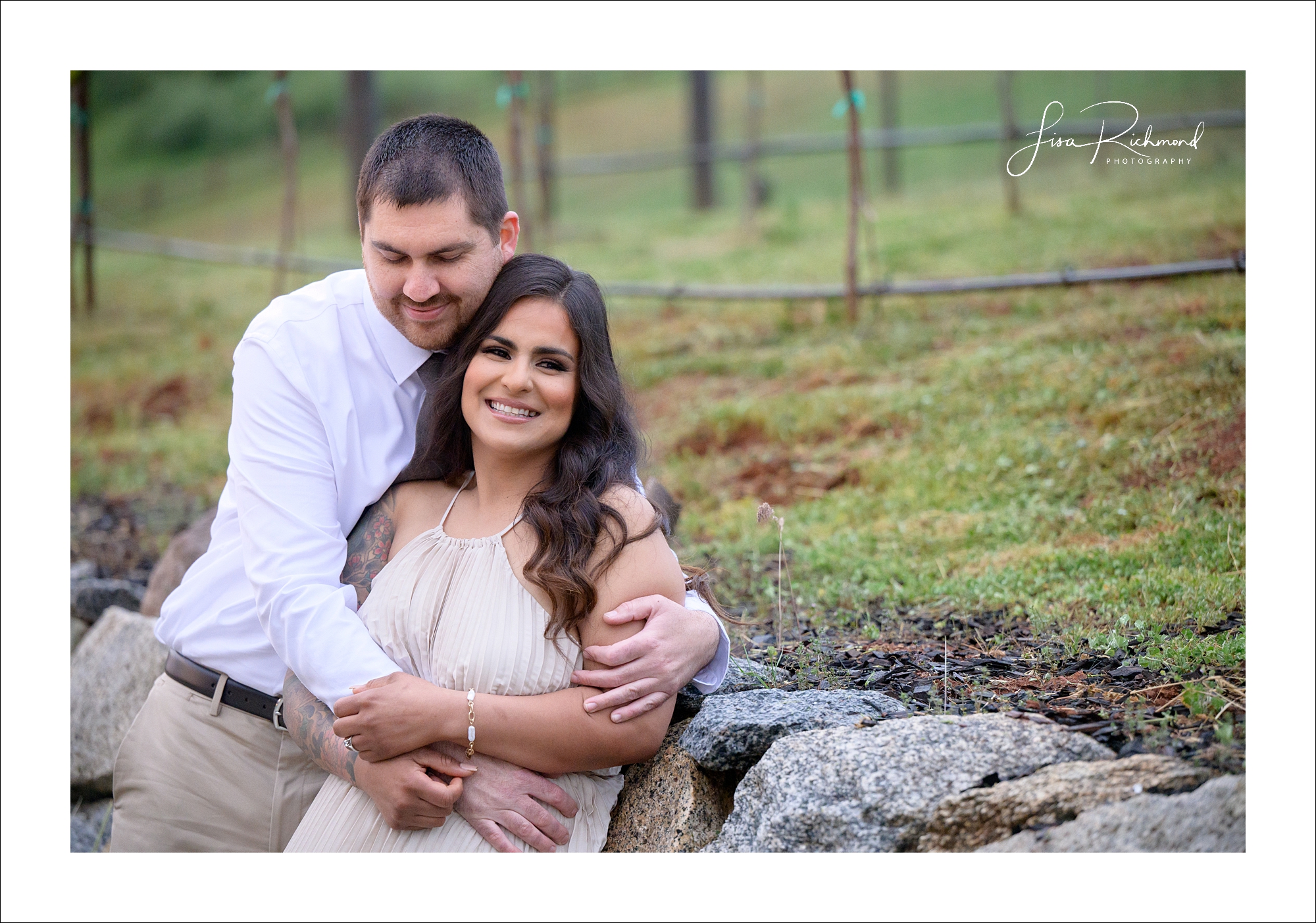 Jessica and Cory- Engagement Session at Black Oak Mountain Vineyards