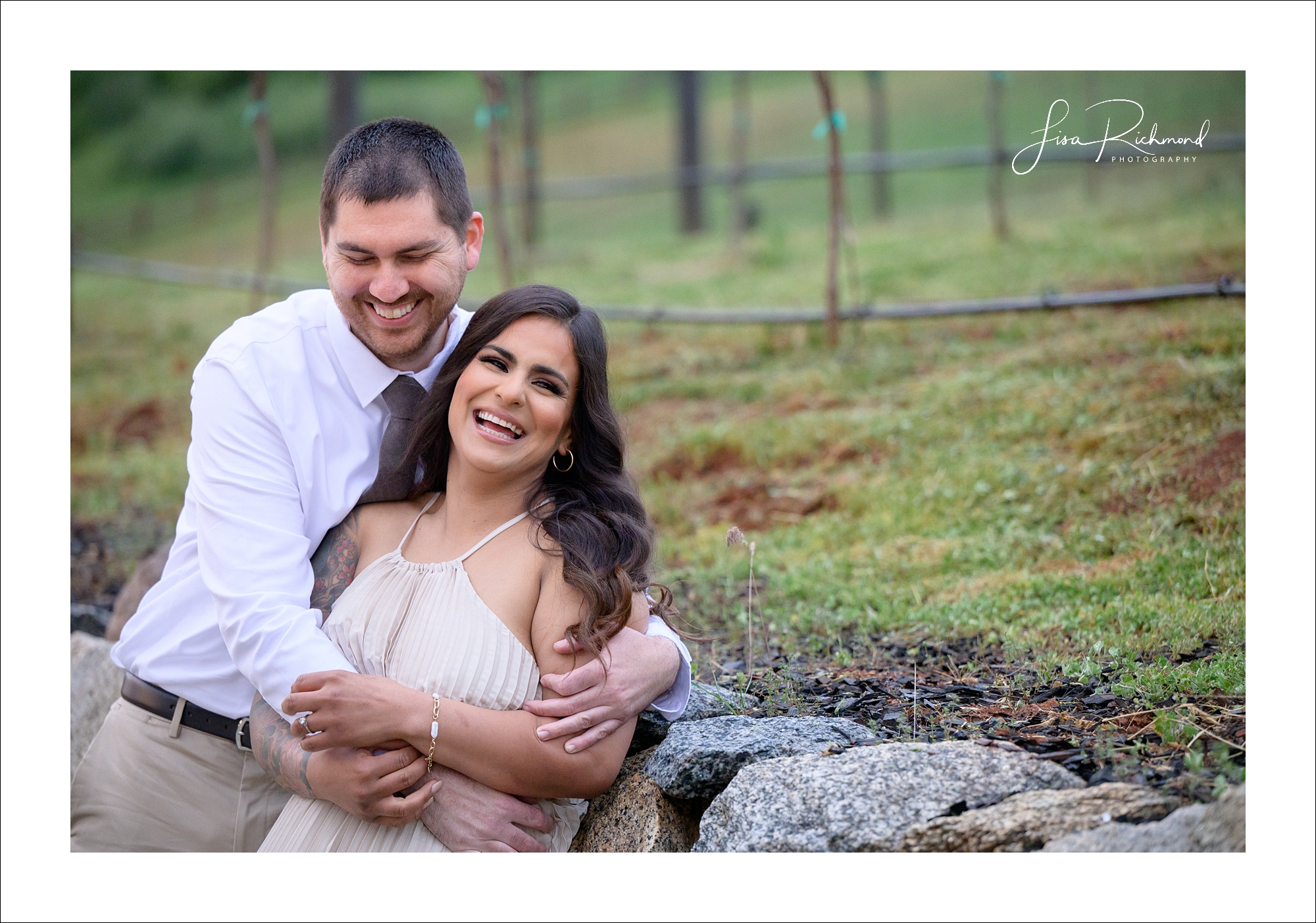 Jessica and Cory- Engagement Session at Black Oak Mountain Vineyards