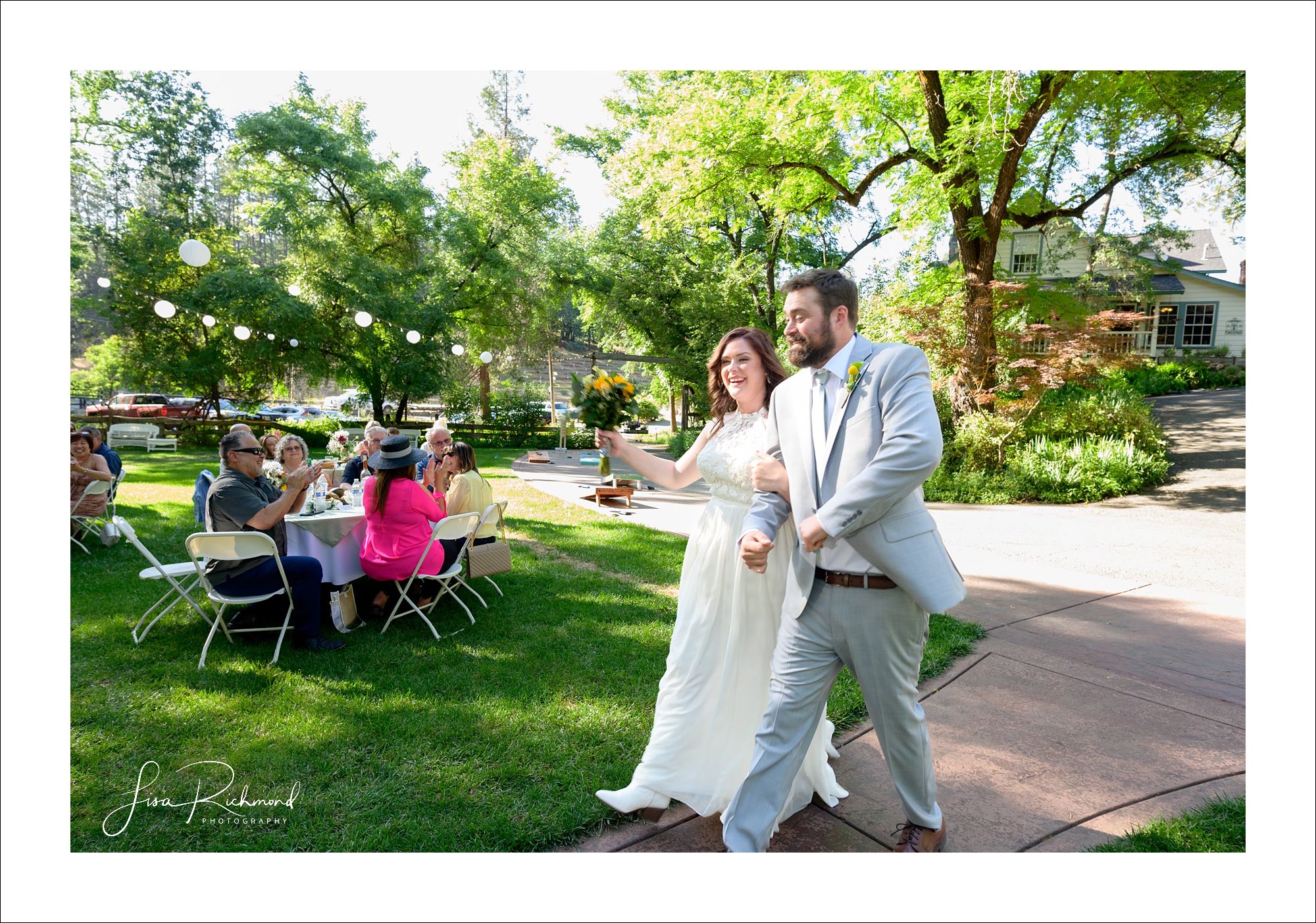 Ashlie and Erik <br> Joining the conga line at Fausel Ranch