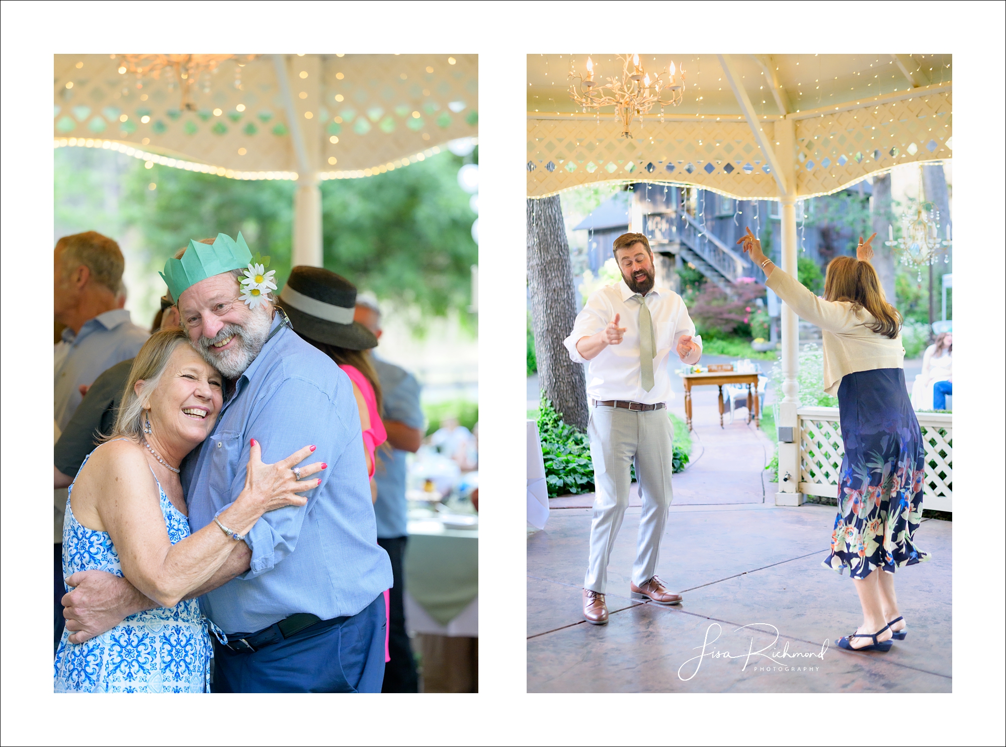 Ashlie and Erik <br> Joining the conga line at Fausel Ranch