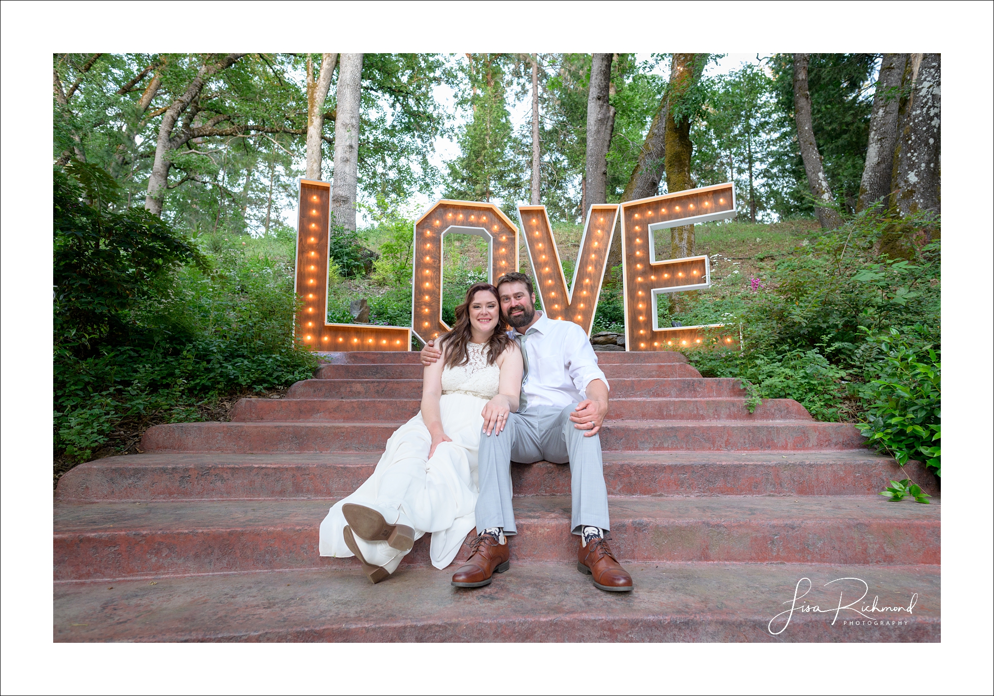 Ashlie and Erik <br> Joining the conga line at Fausel Ranch