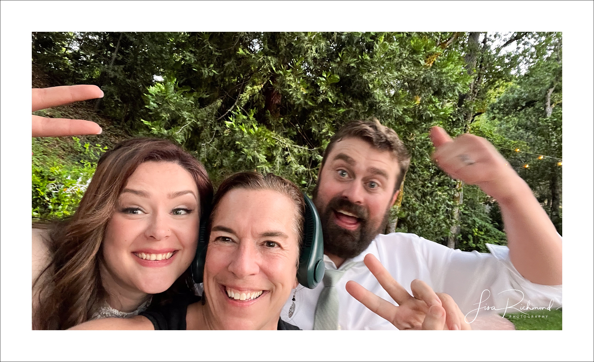 Ashlie and Erik <br> Joining the conga line at Fausel Ranch