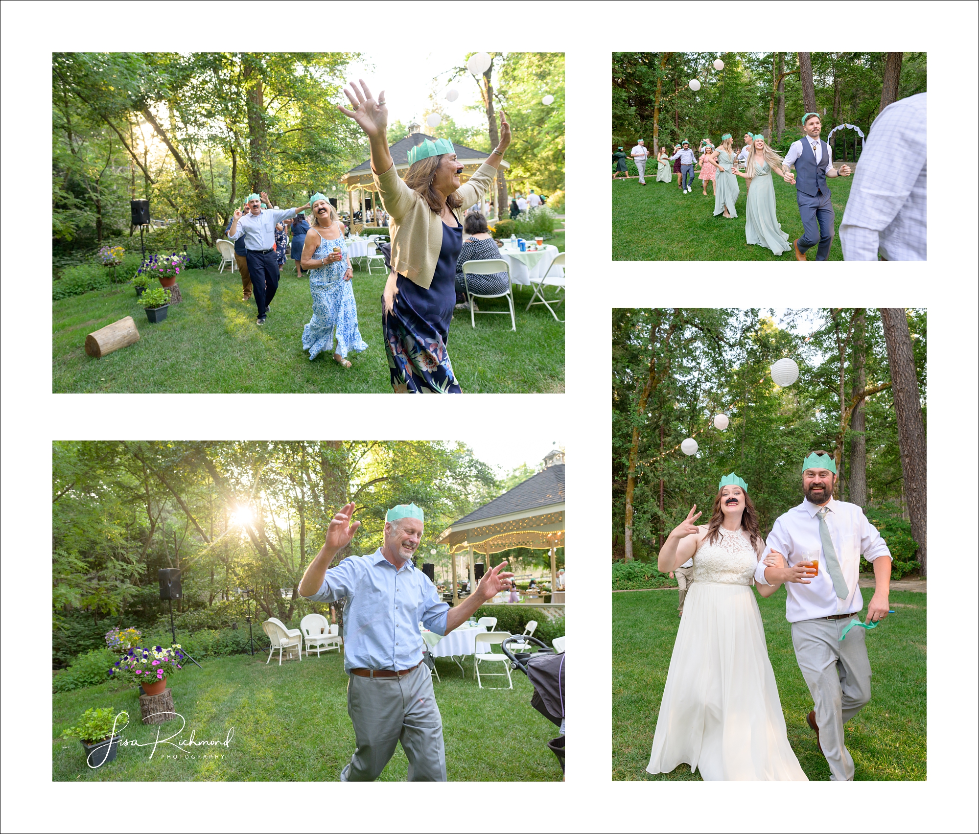 Ashlie and Erik <br> Joining the conga line at Fausel Ranch