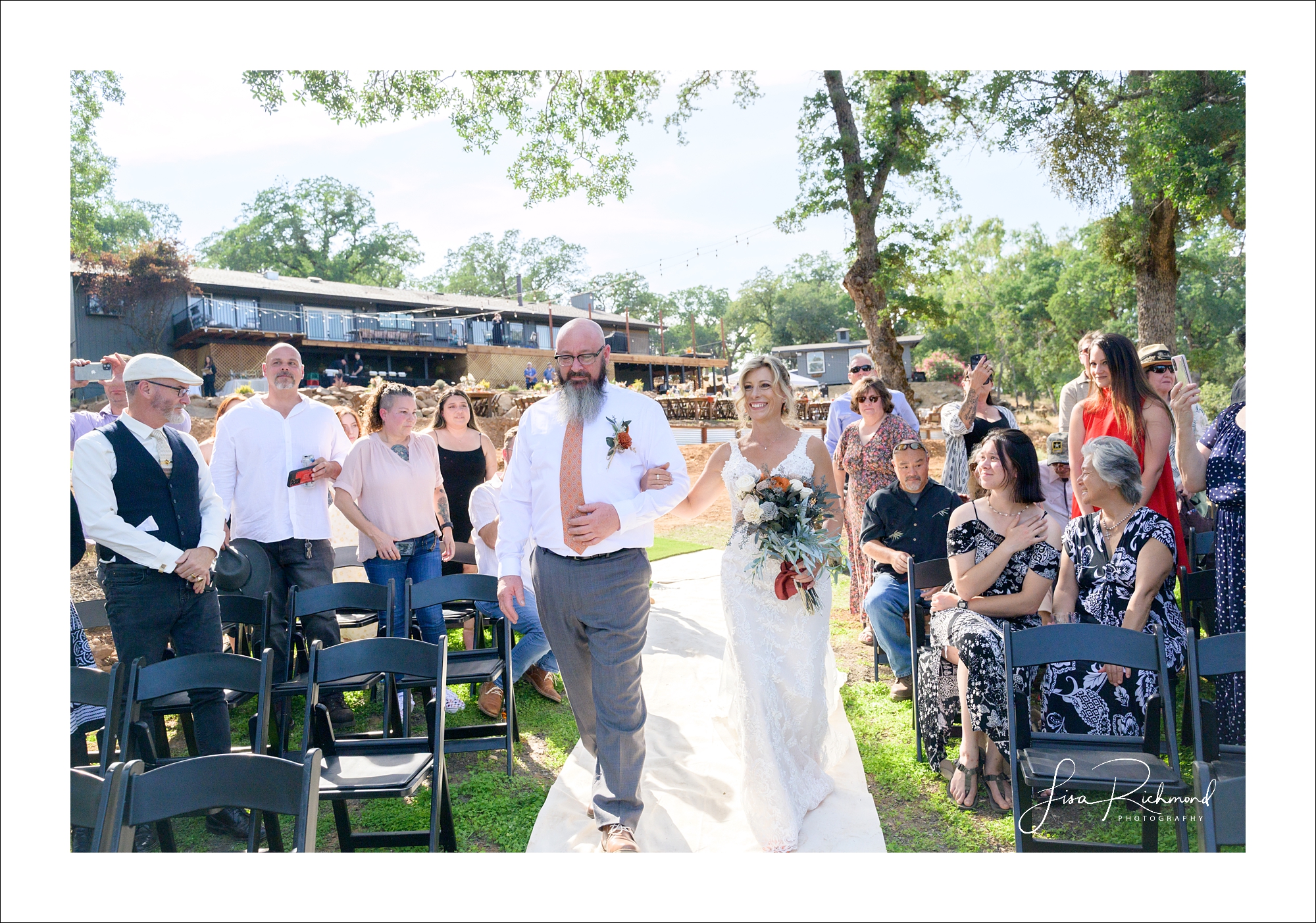 Donna and Robert <br> Married in the backyard