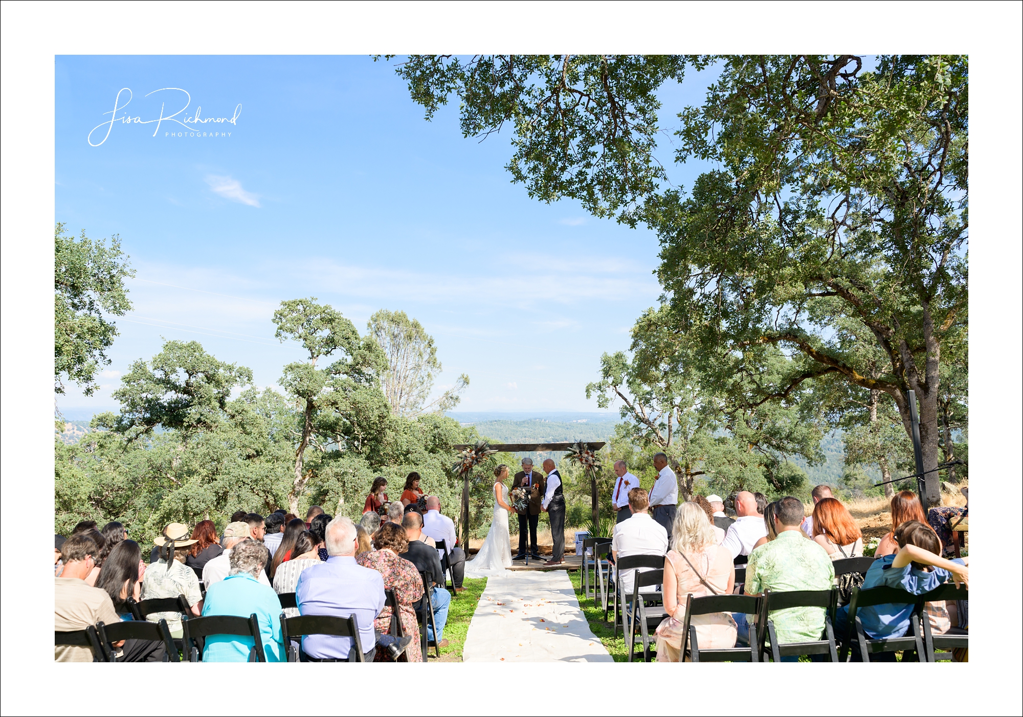 Donna and Robert <br> Married in the backyard