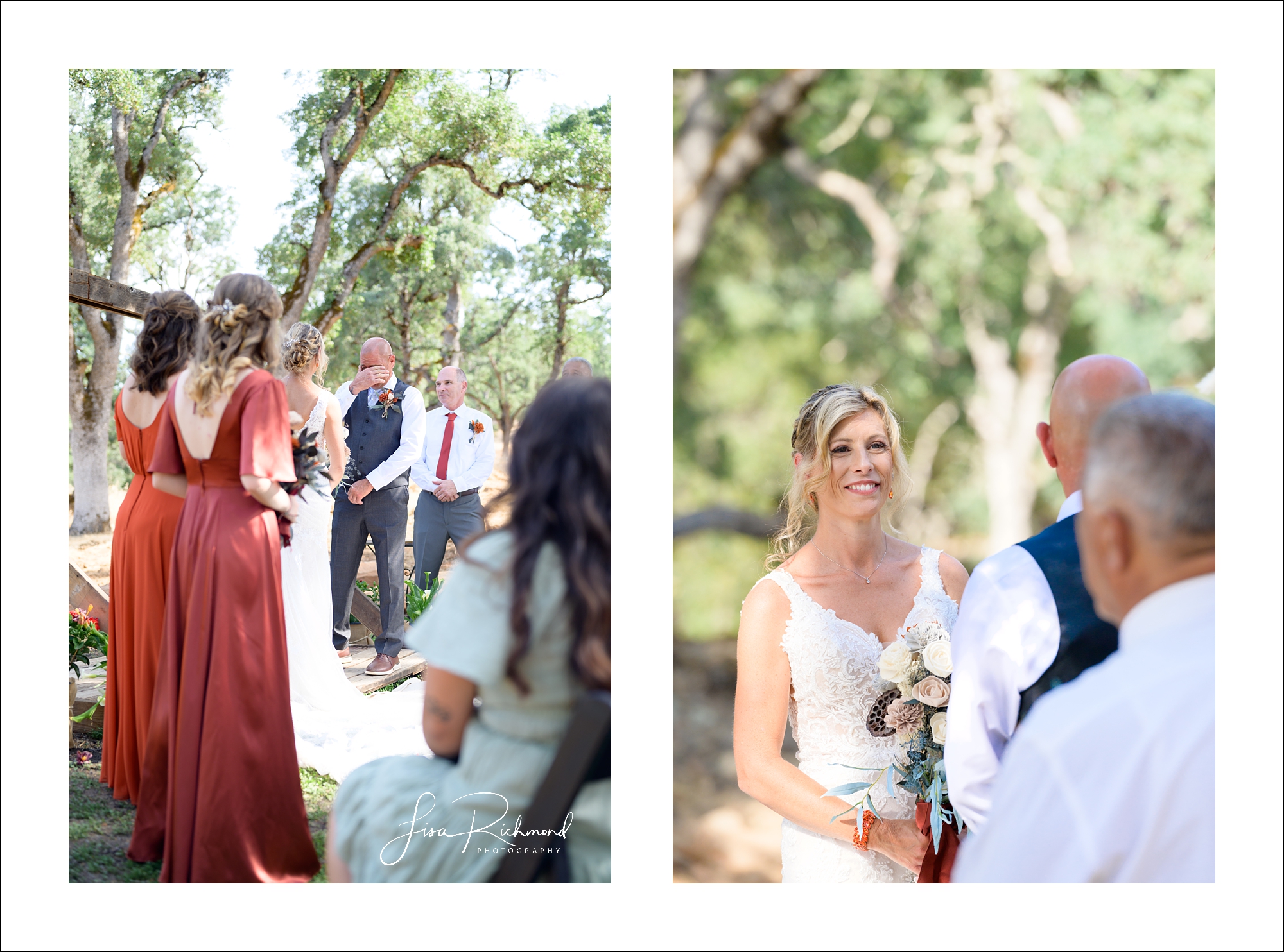 Donna and Robert <br> Married in the backyard