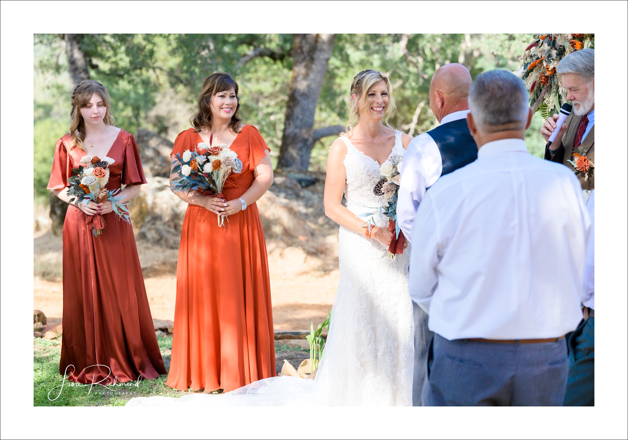 Donna and Robert <br> Married in the backyard