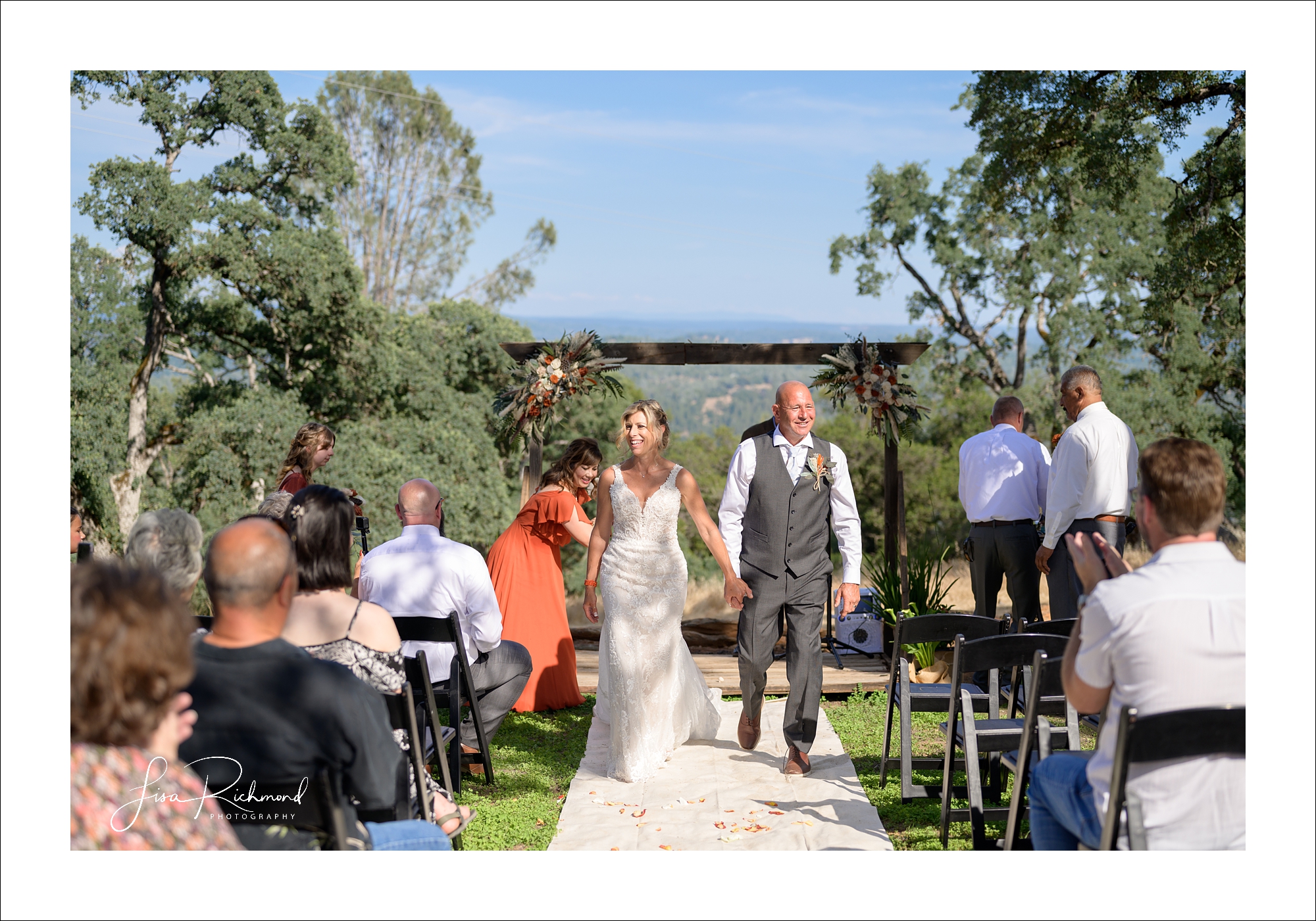 Donna and Robert <br> Married in the backyard