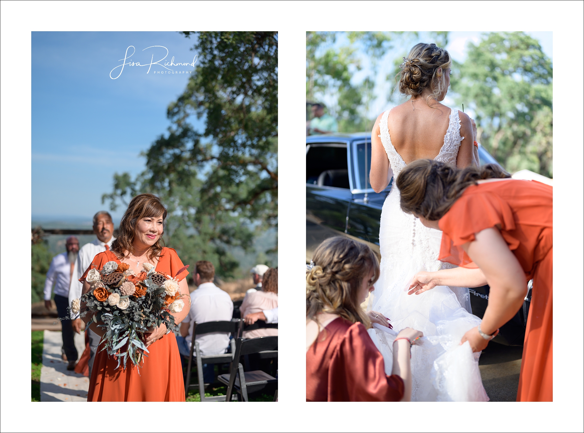 Donna and Robert <br> Married in the backyard