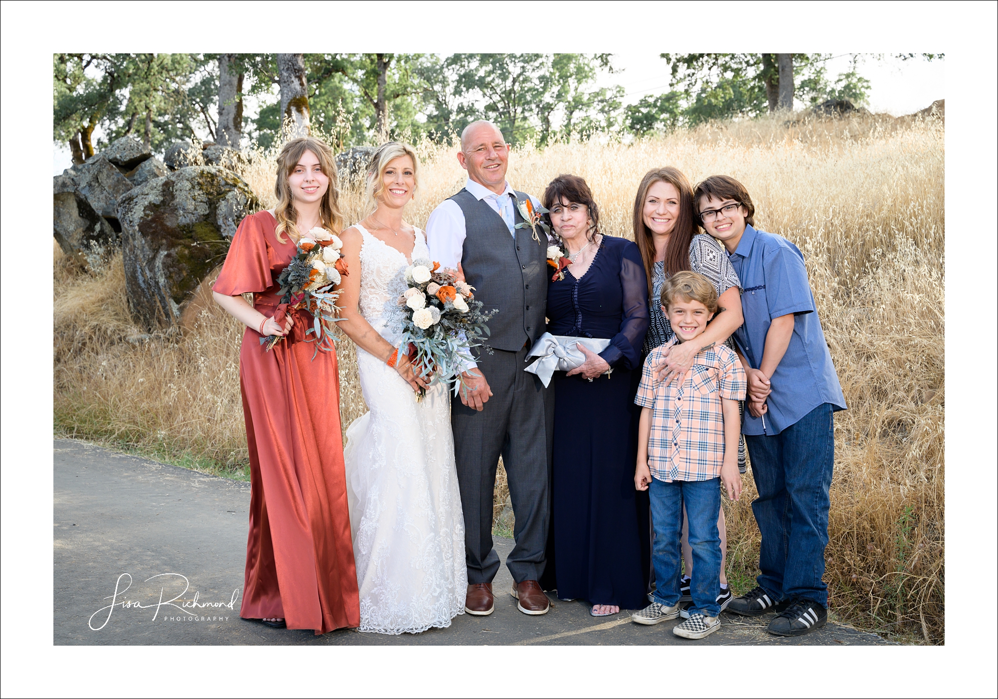 Donna and Robert <br> Married in the backyard