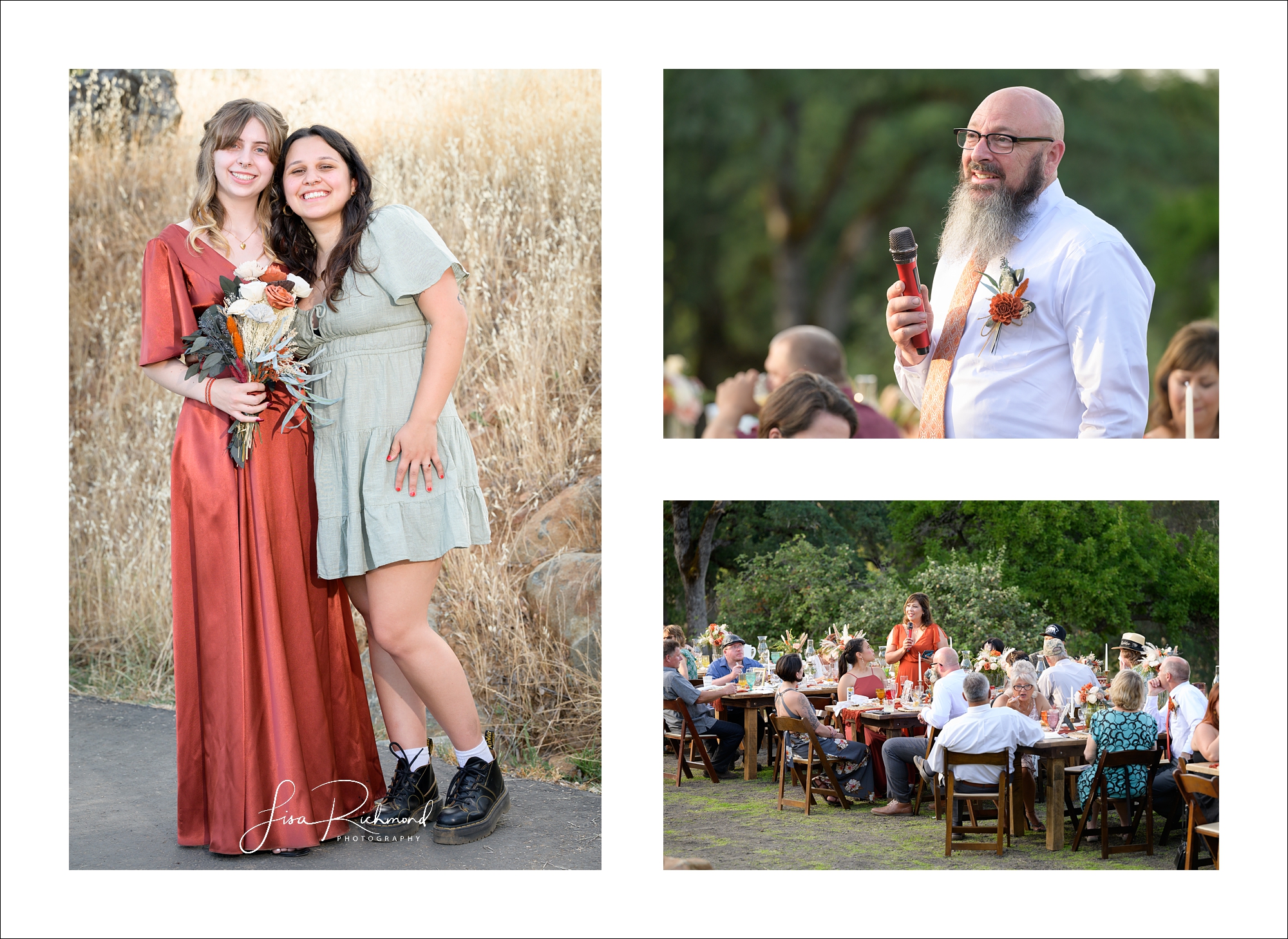 Donna and Robert <br> Married in the backyard