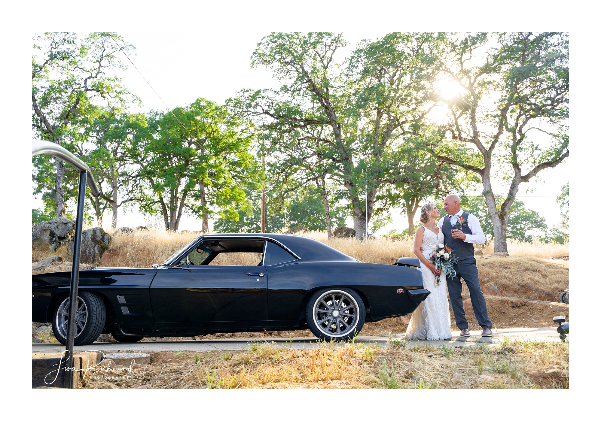 Donna and Robert <br> Married in the backyard