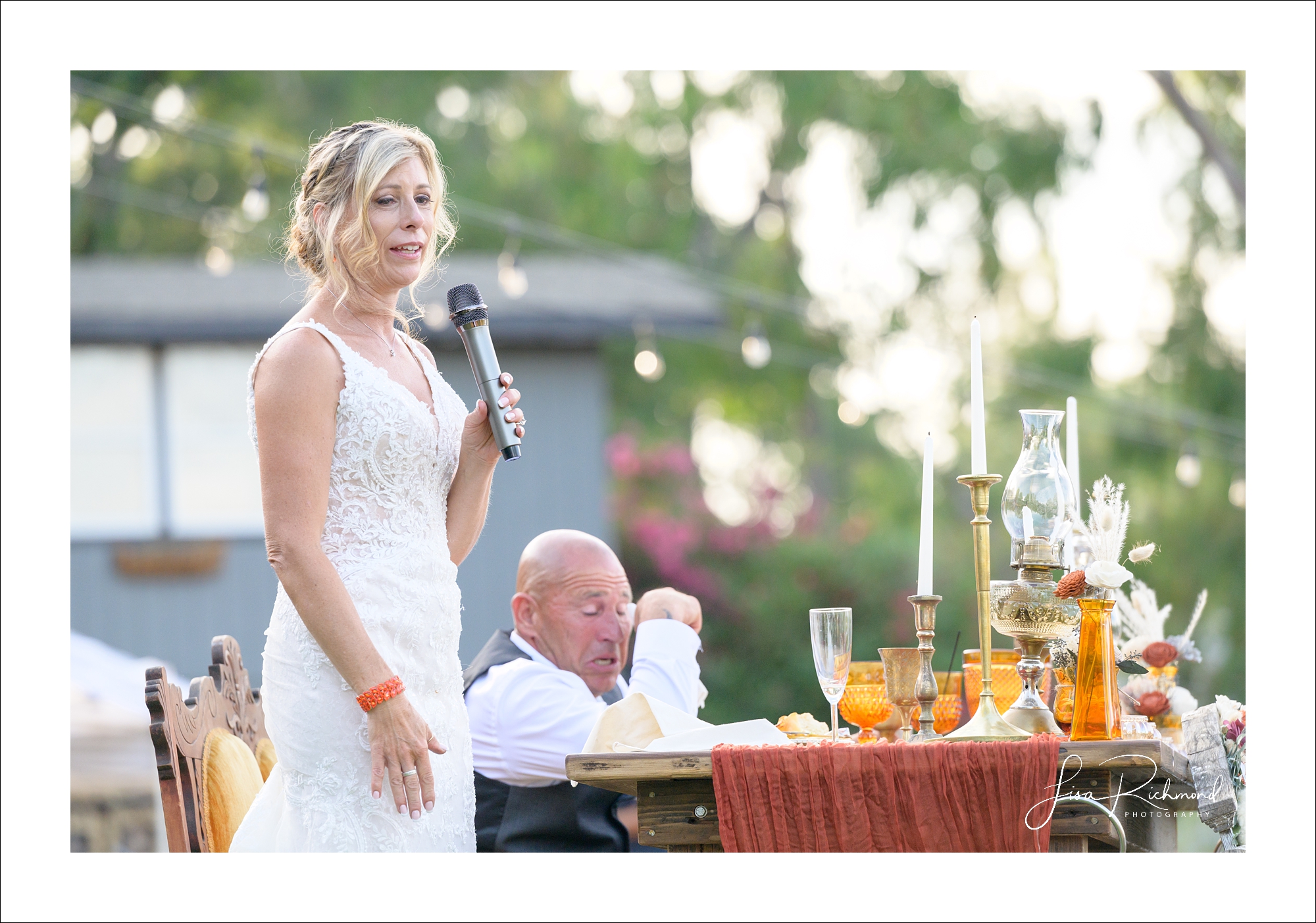 Donna and Robert <br> Married in the backyard