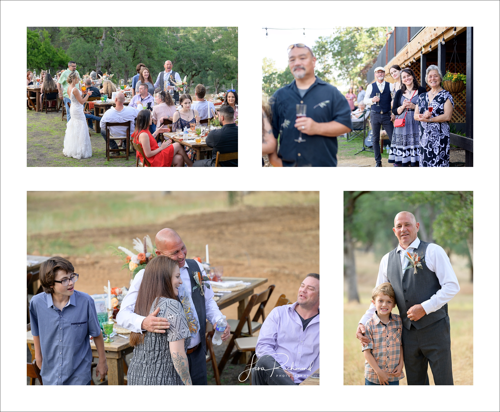 Donna and Robert <br> Married in the backyard