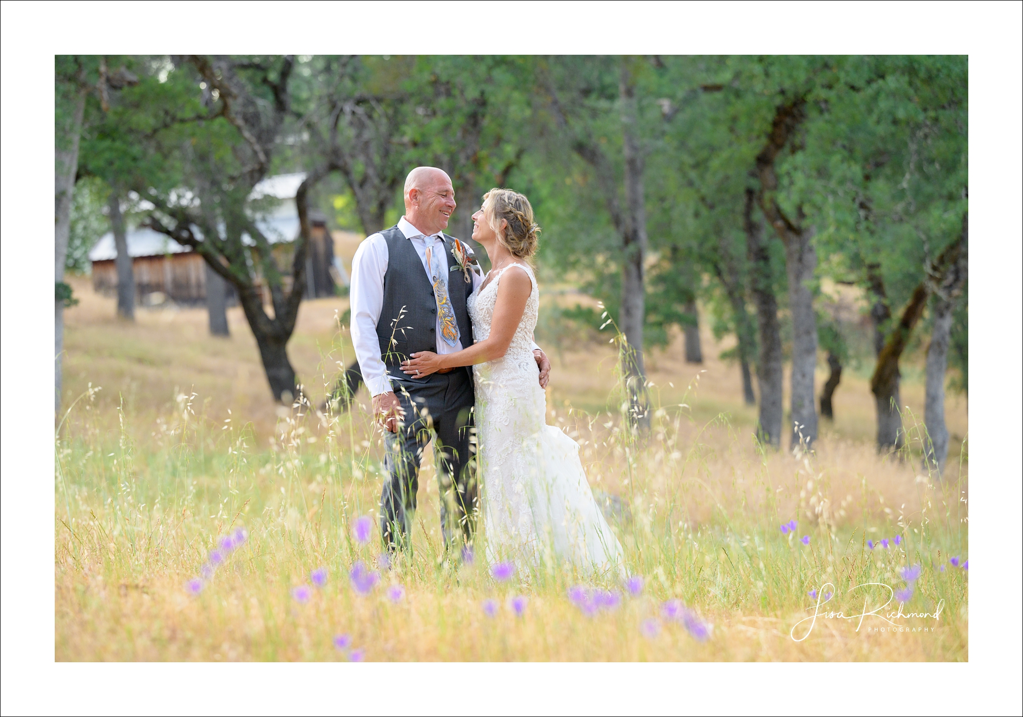 Donna and Robert <br> Married in the backyard