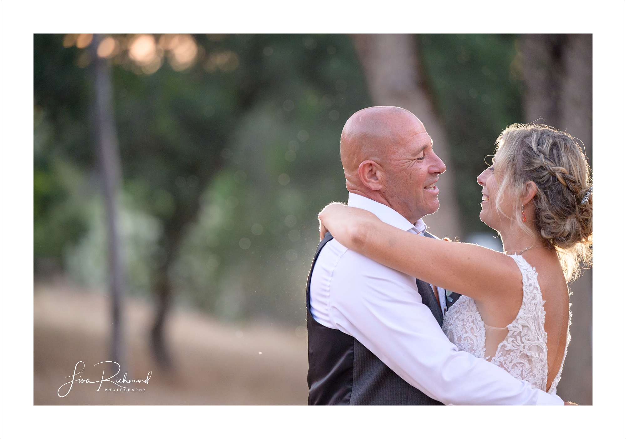 Donna and Robert <br> Married in the backyard