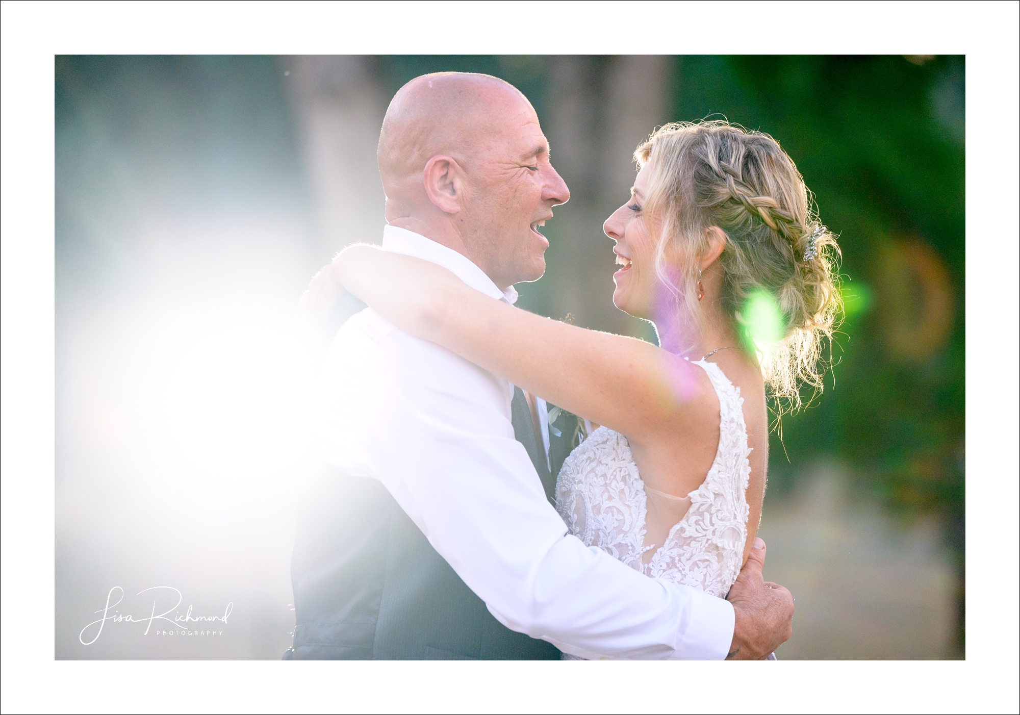 Donna and Robert <br> Married in the backyard