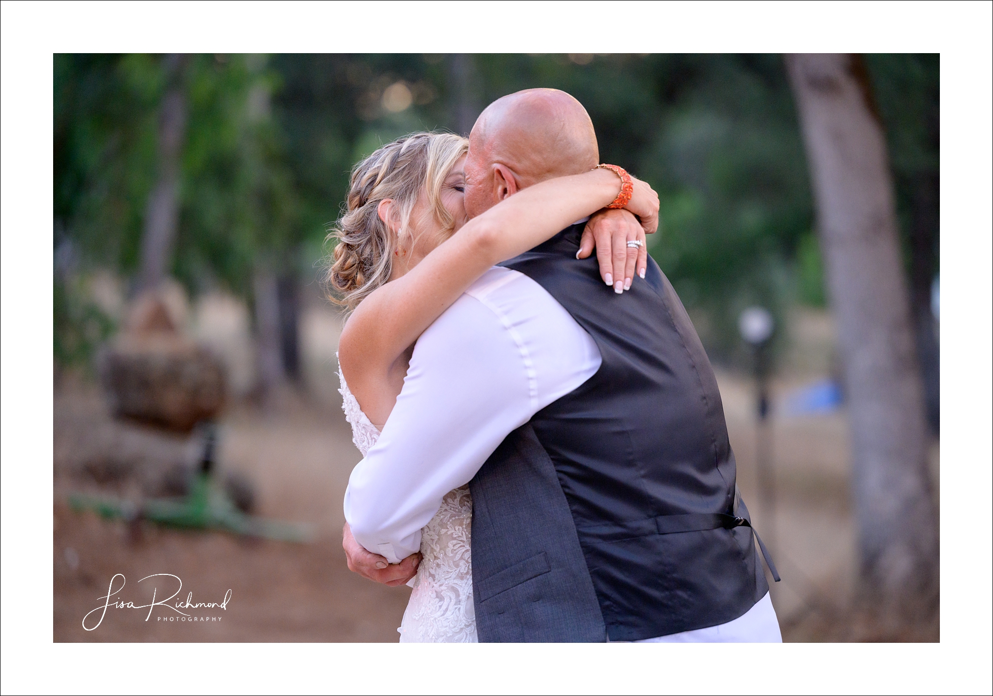 Donna and Robert <br> Married in the backyard