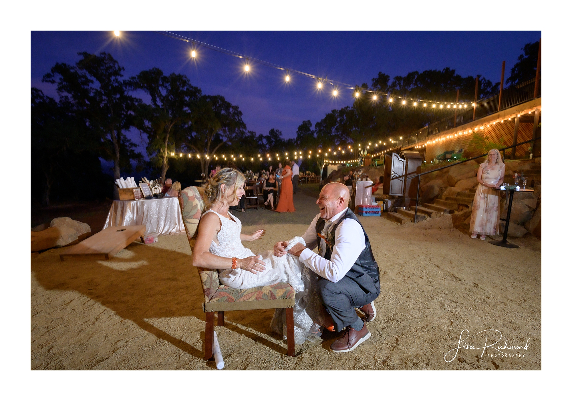 Donna and Robert <br> Married in the backyard