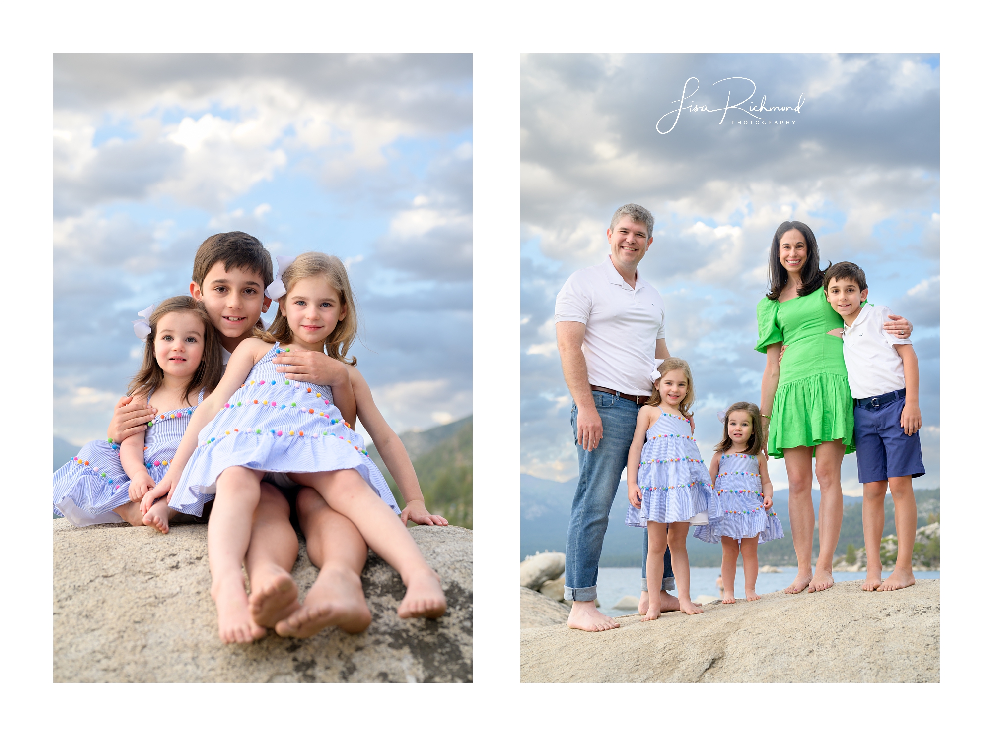 The Weinberger family at Sand Harbor