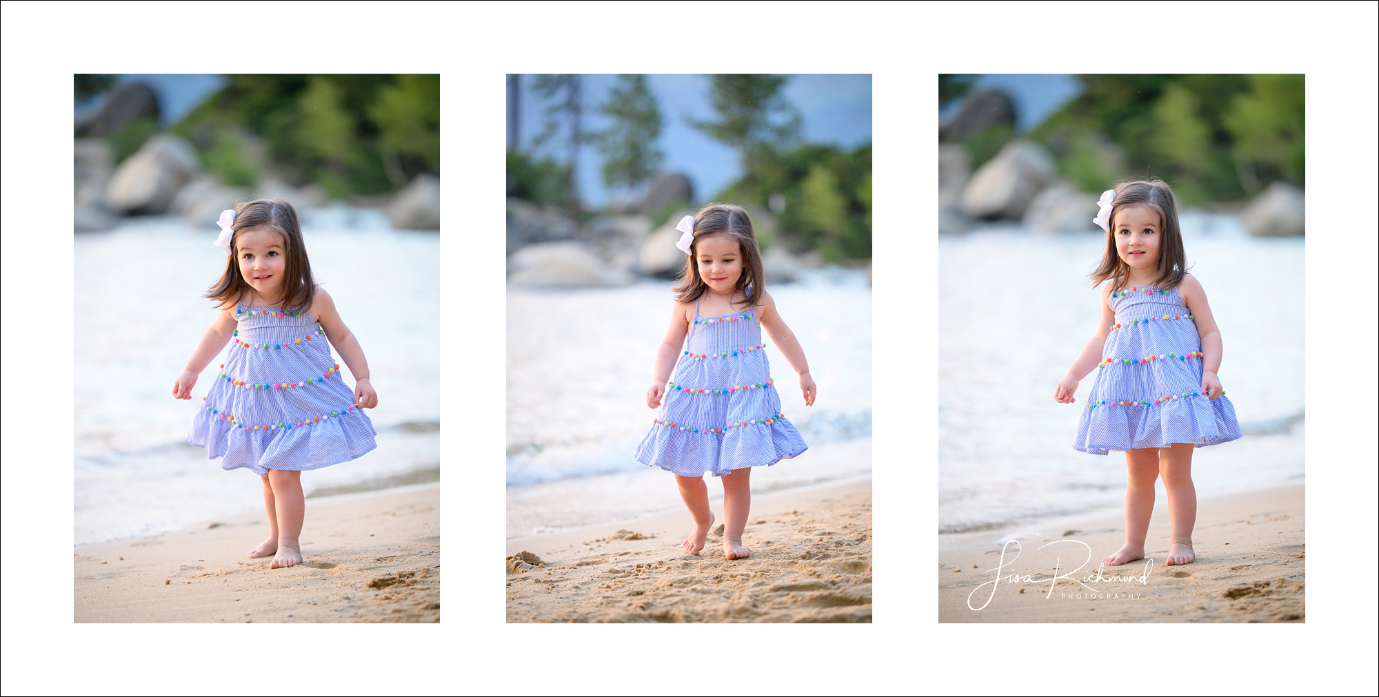 The Weinberger family at Sand Harbor