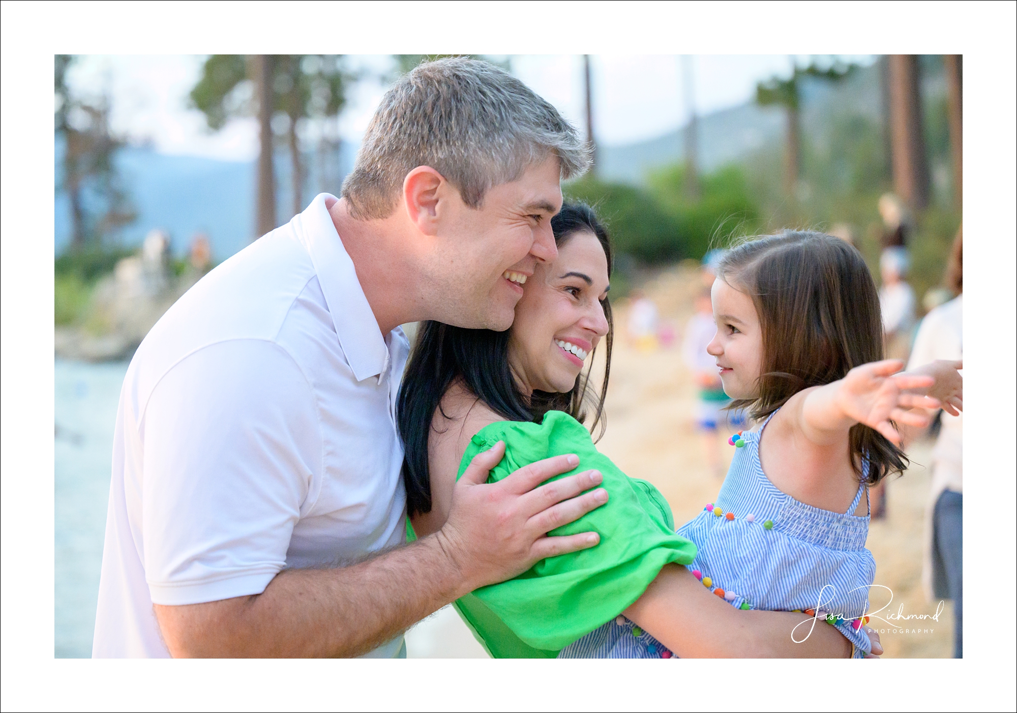 The Weinberger family at Sand Harbor