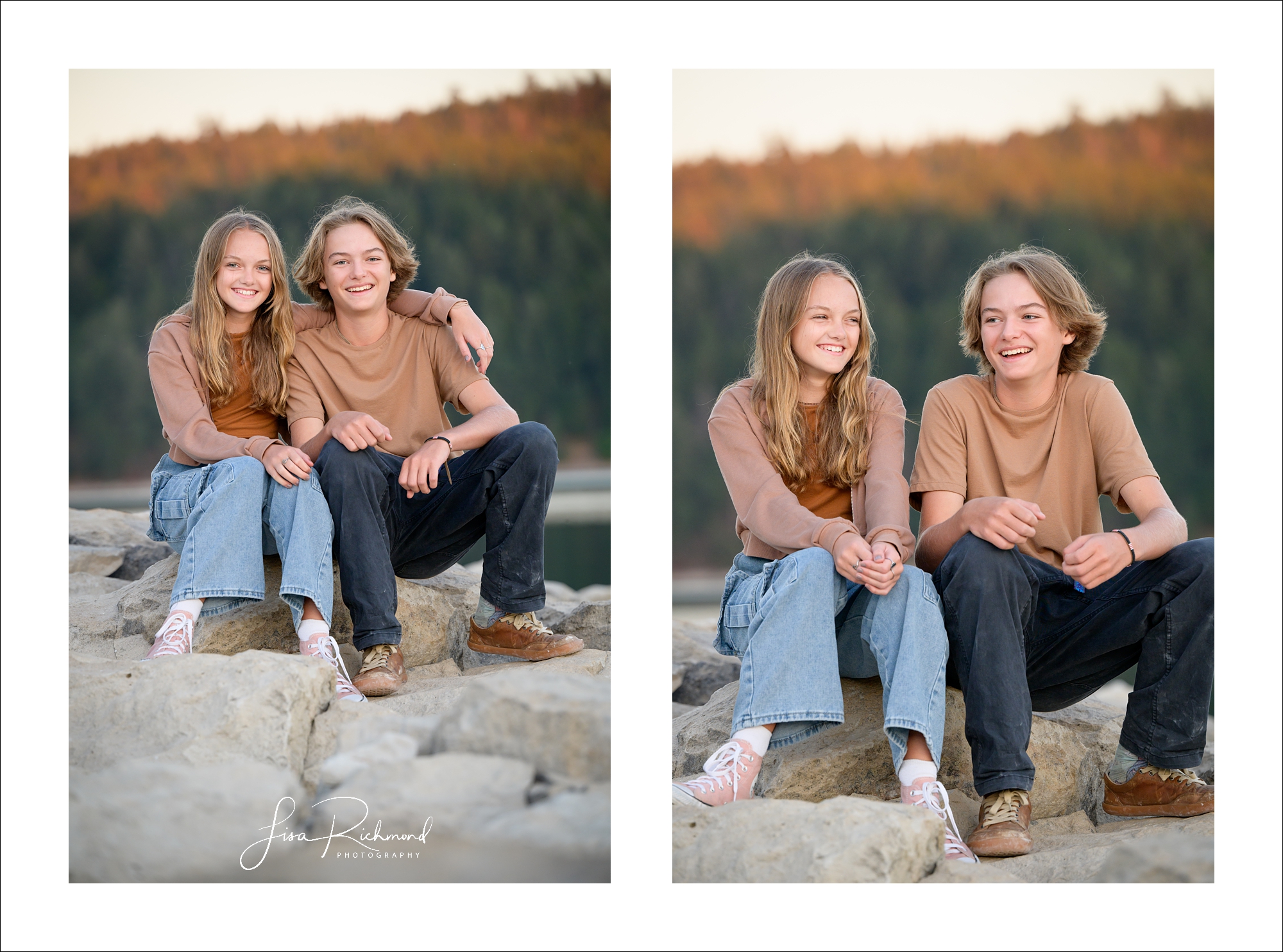 Schlavin/Pittman families at Sly Park Lake