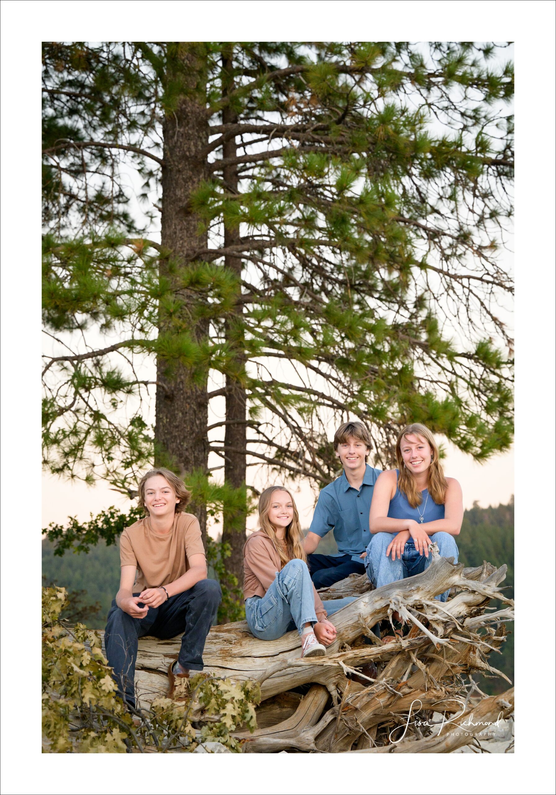 Schlavin/Pittman families at Sly Park Lake